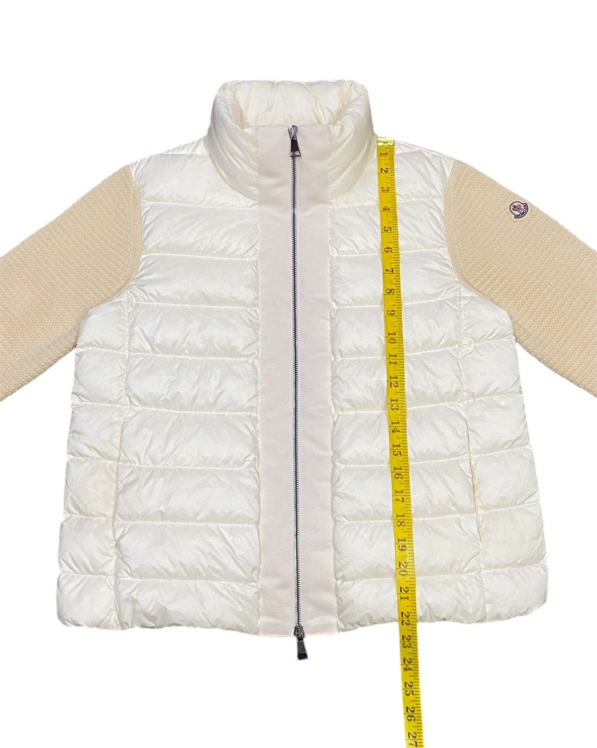 Moncler Moncler Knit Wool Sleeves Puffer Jacket Size S / US 4 / IT 40 - 18 Thumbnail