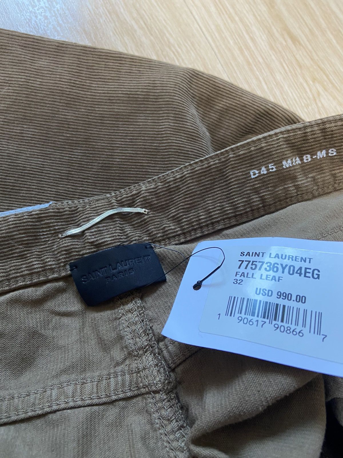 Saint Laurent Paris 32 Saint Laurent SS24 FW23 Oversized corduroy baggy pants Size US 32 / EU 48 - 5 Thumbnail