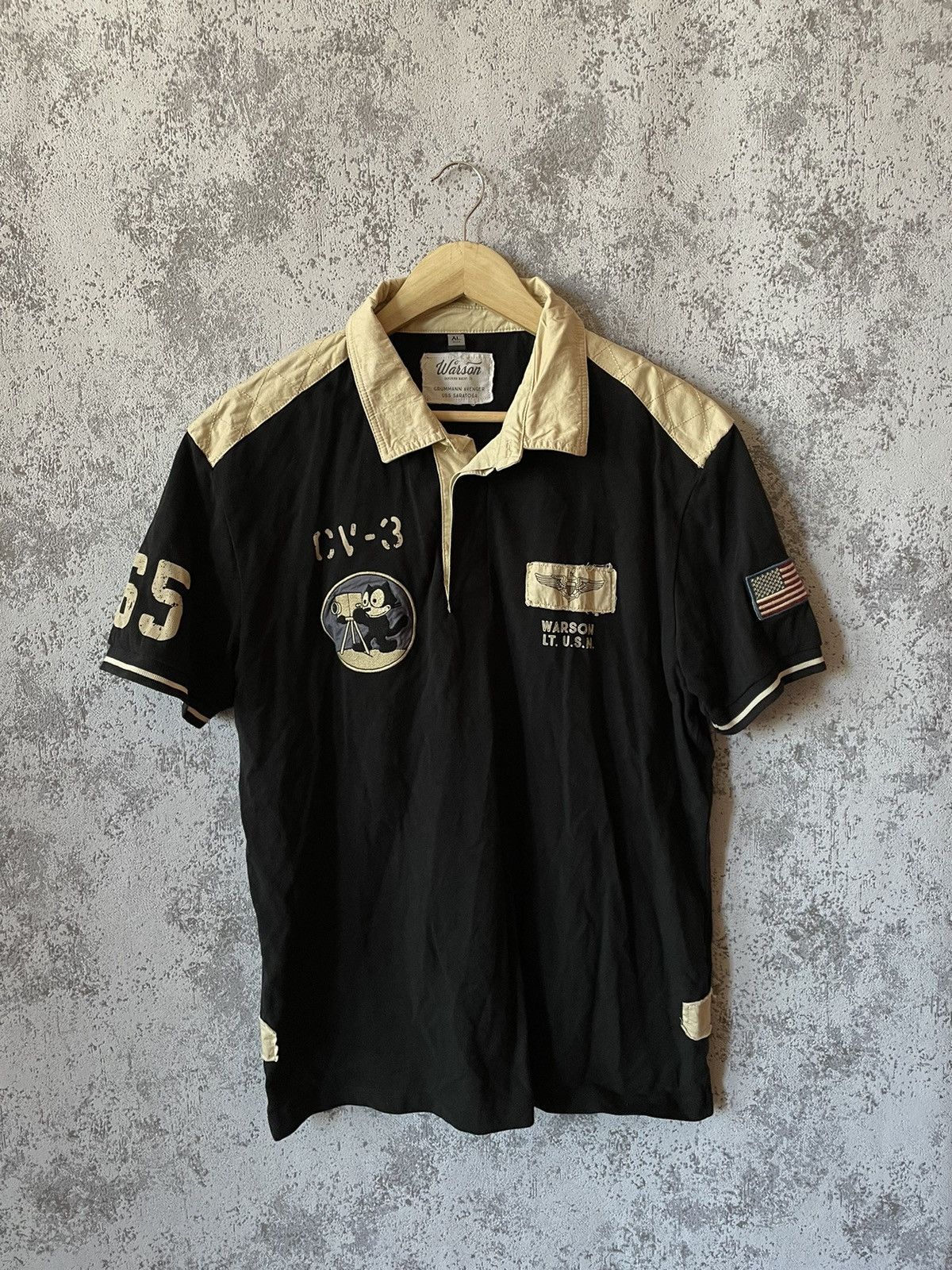 Other Vintage Warson Avenger Motors Polo Shirt Size US XL / EU 56 / 4 - 1 Thumbnail