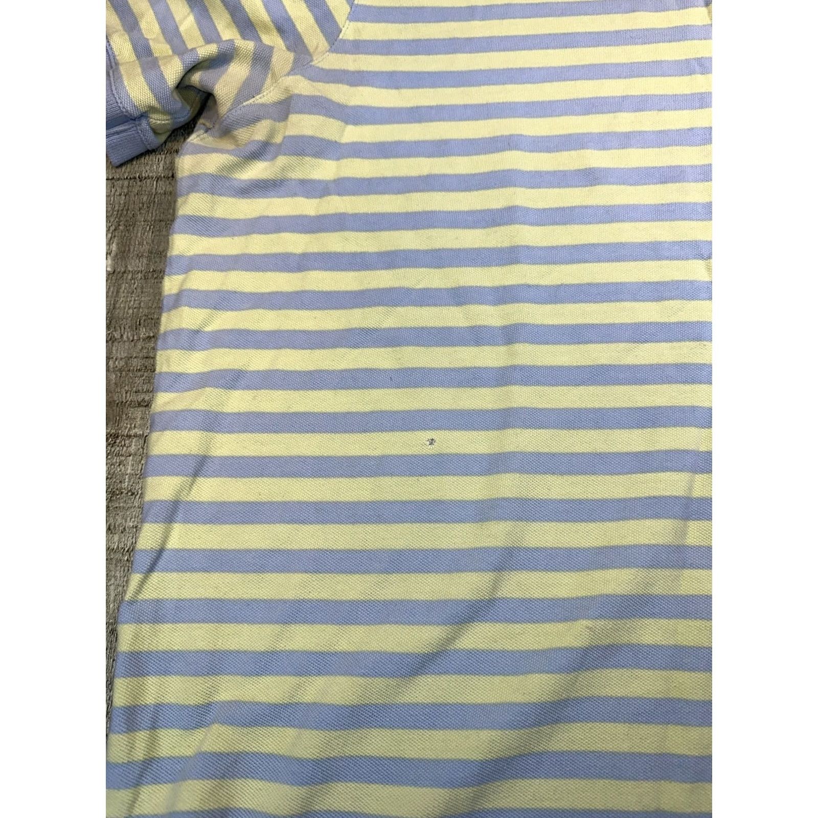 Vineyard Vines Vineyard Vines Polo Shirt Striped Blue Yellow Men XL Polo Mens Size US XL / EU 56 / 4 - 2 Thumbnail