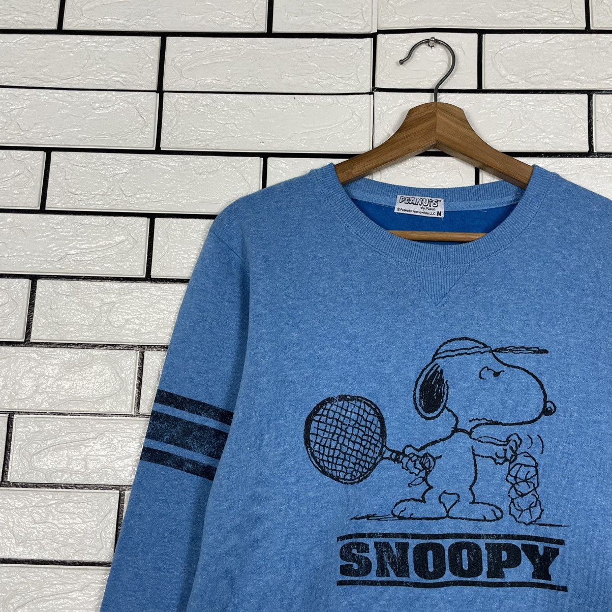 Peanuts Peanuts Snoopy Famous Tennis Player Blue Sweatshirt Size US S / EU 44-46 / 1 - 6 Thumbnail