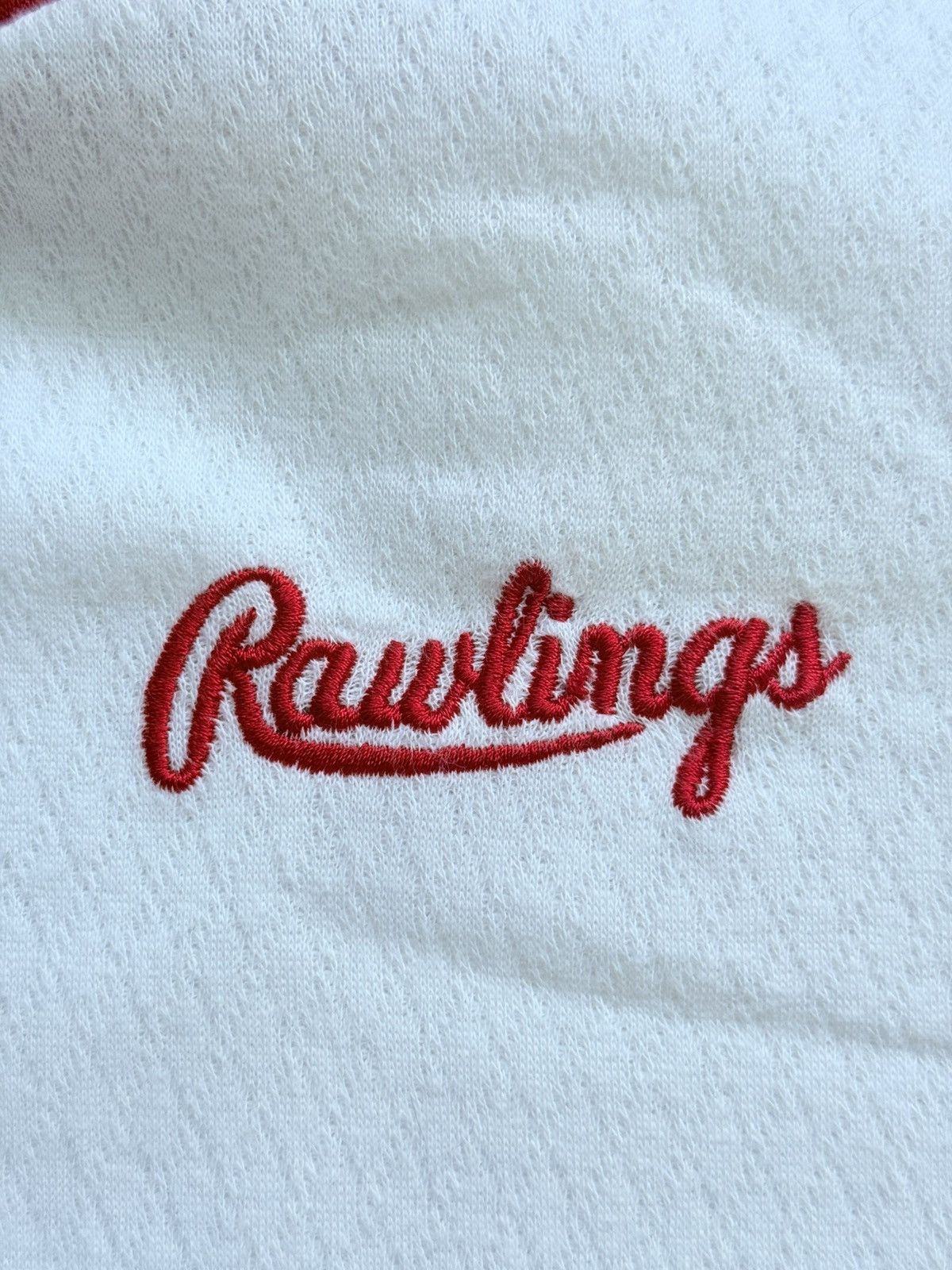Other Vintage 90s Rawlings x Asics "Made In Japan" Baseball Jersey Size US L / EU 52-54 / 3 - 3 Thumbnail