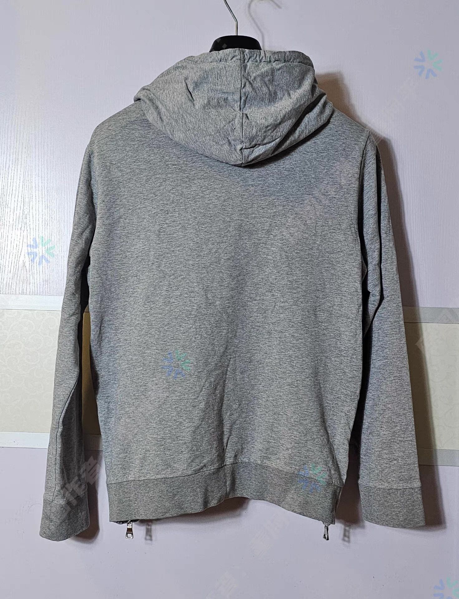 Balmain Balmain Men's Gray Lightweight Hoodie Q4 Size US M / EU 48-50 / 2 - 4 Thumbnail