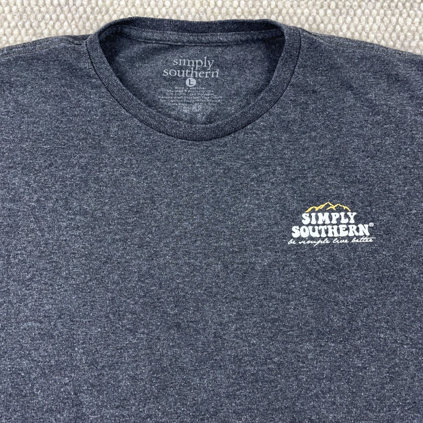 Vintage VINTAGE Simply Southern T-Shirt Women Large Gray Short Sleeve Casual Cotton 90s Camping Trip Mountains Ladies Top Size L / US 10 / IT 46 - 5 Thumbnail