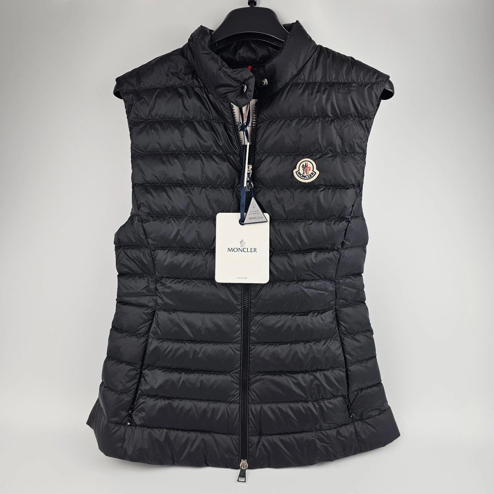 MONCLER Igens Women's Black Down Vest New