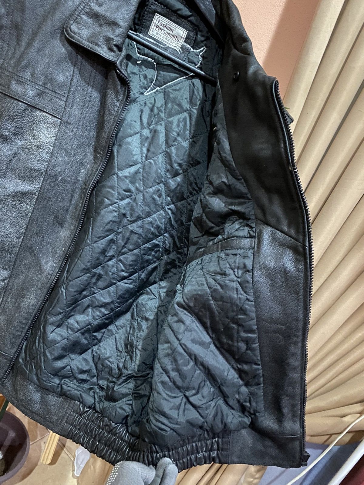 Leather Vintage Club Shadow Leather Biker Vest Pennzoil Patch Size US L / EU 52-54 / 3 - 16 Thumbnail
