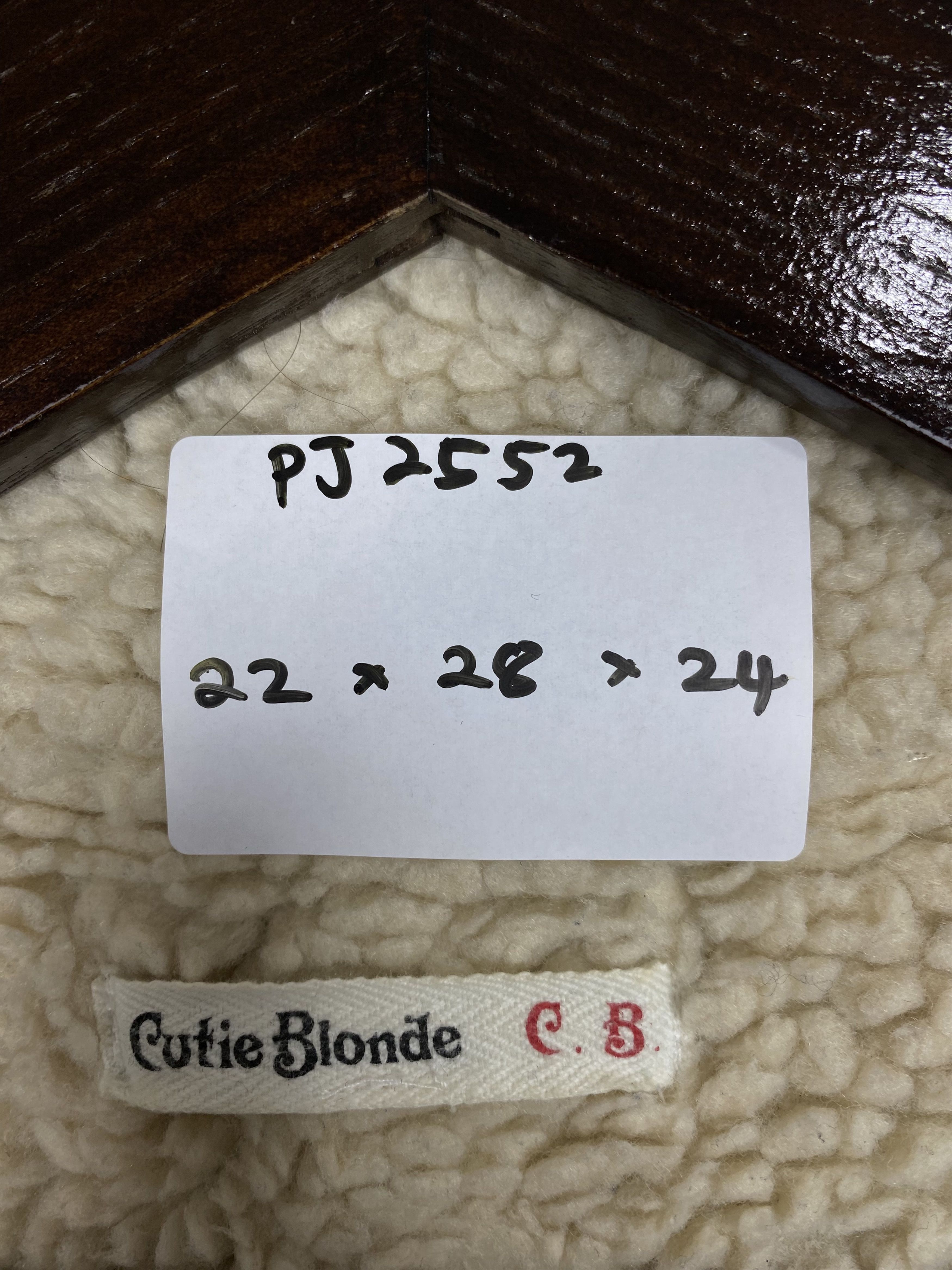 Japanese Brand Vintage Cutie Blonde Fleece Lining Denim Jacket PJ2552 Size US L / EU 52-54 / 3 - 9 Thumbnail