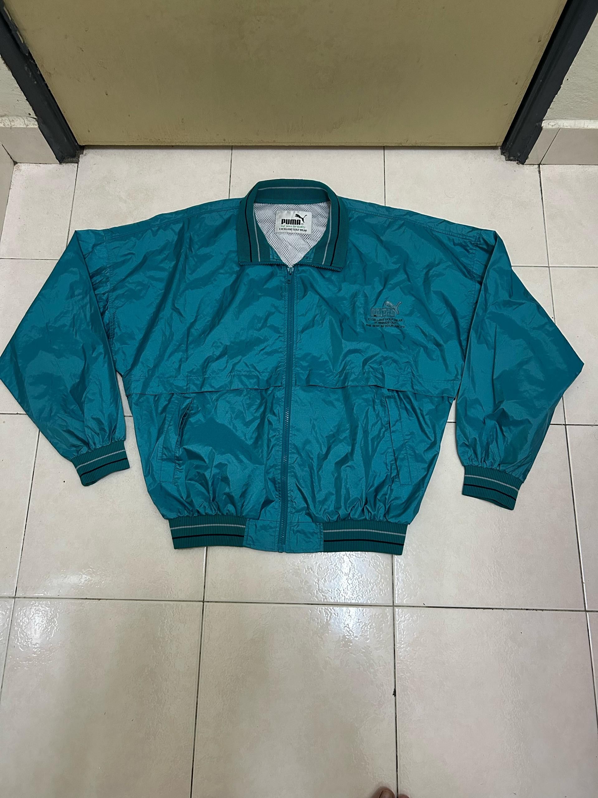 Puma 💥90s💥 Puma Excellent Golf Wear Windbreaker Size US L / EU 52-54 / 3 - 3 Thumbnail