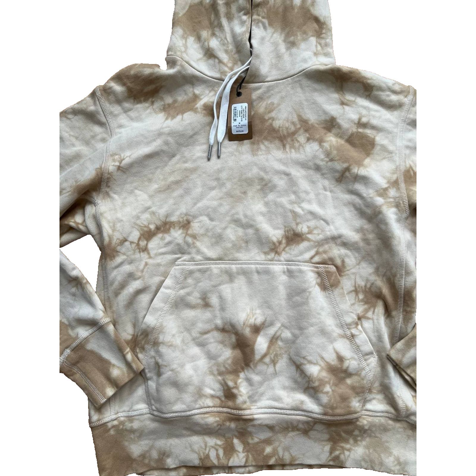 Rag & Bone Rag & Bone Men's Terry Tie Dye Popover Beige Medium A003142 Size US M / EU 48-50 / 2 - 3 Thumbnail