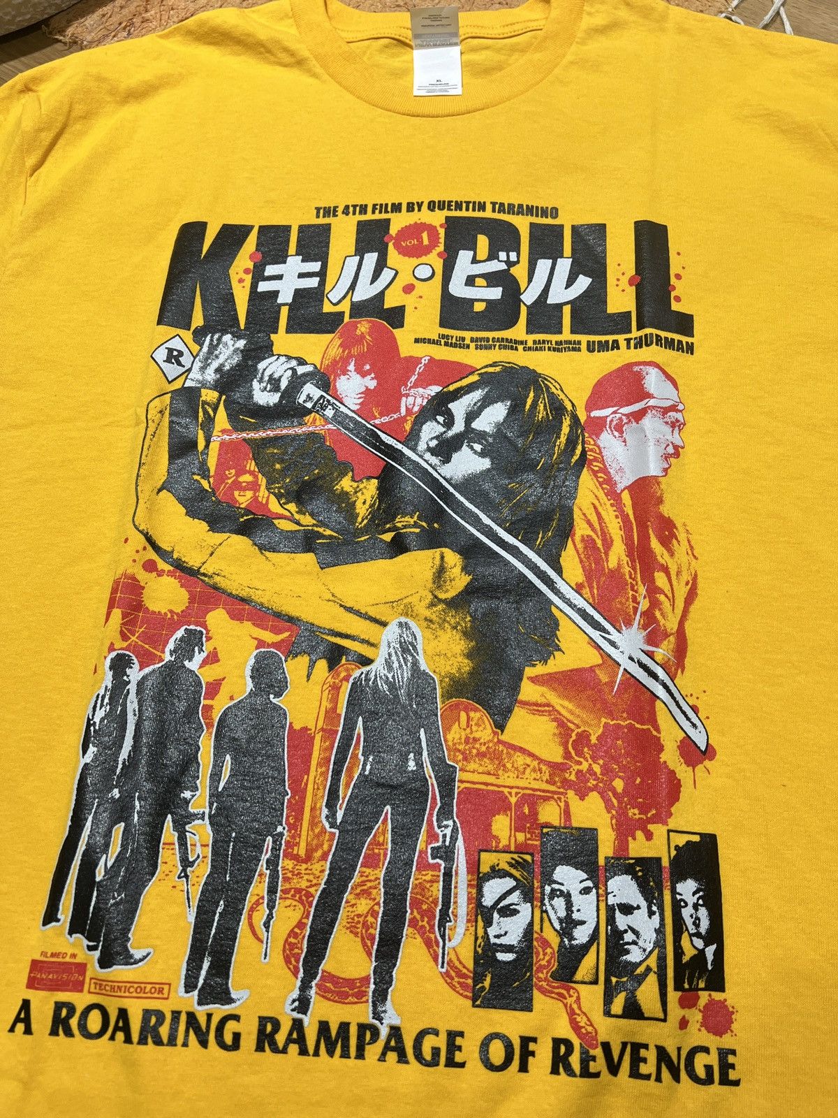 Vintage Kill bill quentin tarantino movie tshirt Size US XL / EU 56 / 4 - 1 Thumbnail