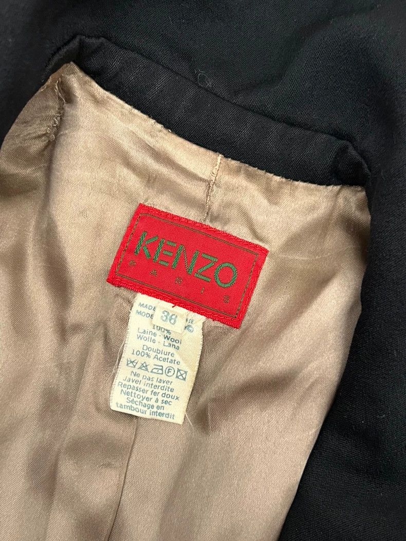 Kenzo KENZO Grayish navy collar jacket Size XS / US 0-2 / IT 36-38 - 8 Thumbnail