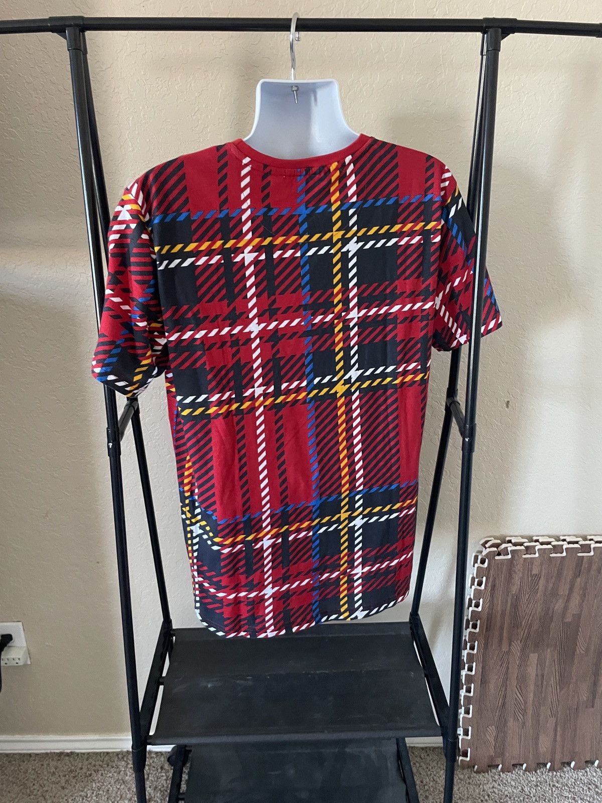 Triple 5 Soul Plaid Crewneck Tee Size US L / EU 52-54 / 3 - 4 Thumbnail