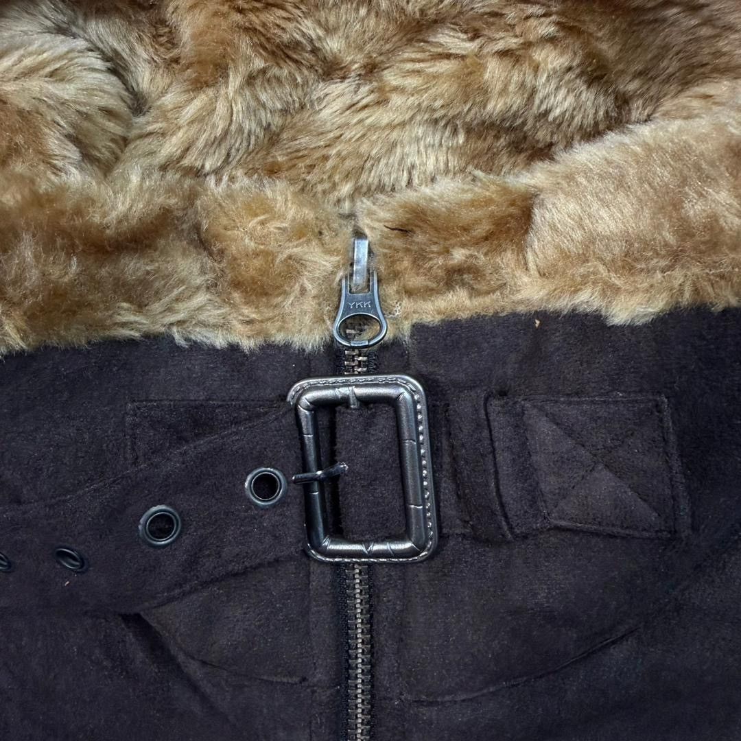 Japanese Brand Japanese Brand Next Standard Sherpa Suede Leather Jacket Size US XL / EU 56 / 4 - 10 Thumbnail