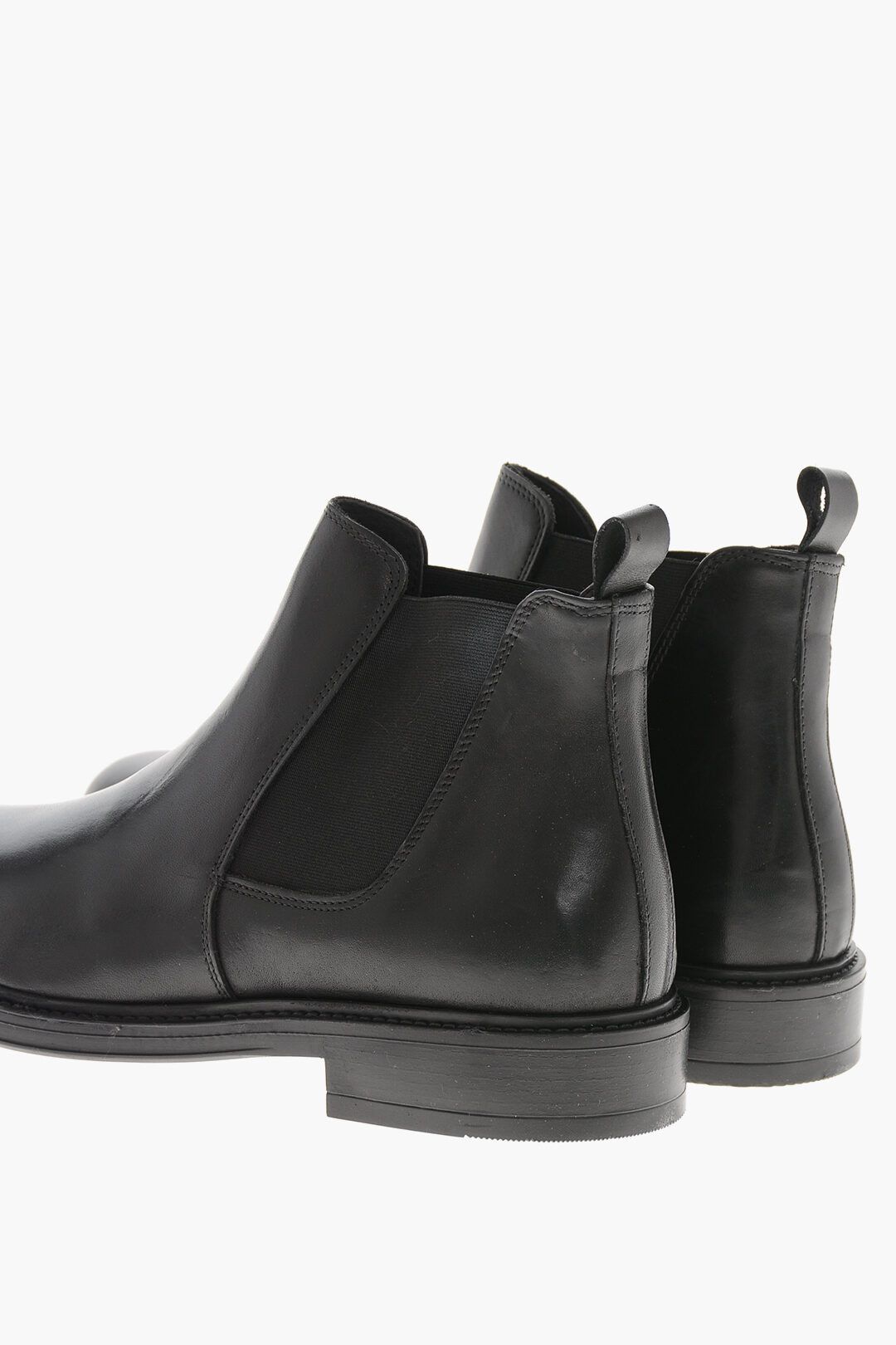 Testoni og1mm0226 Brushed Leather Chelsea Boots in Black Size US 11 / EU 44 - 3 Thumbnail