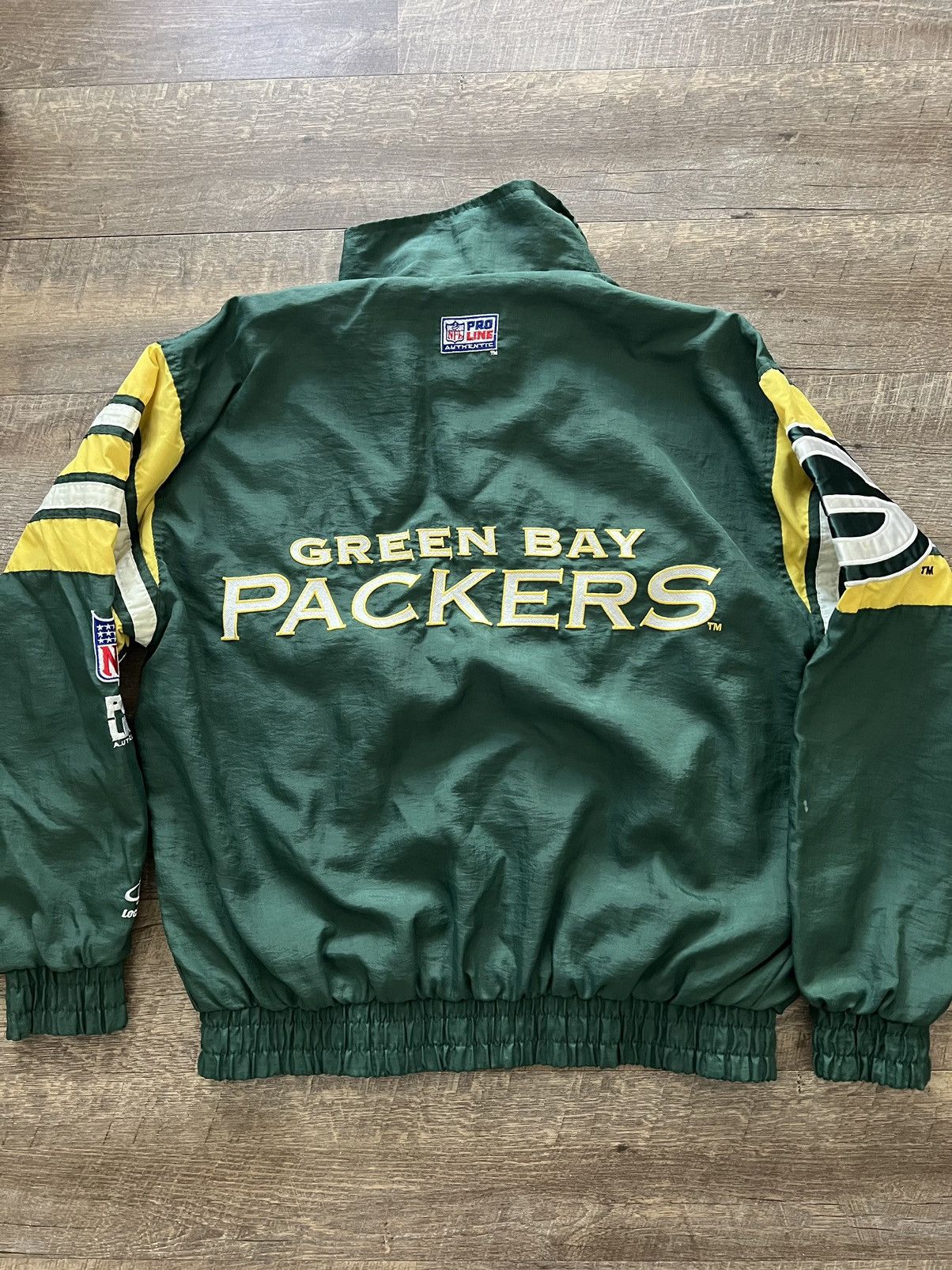 Logo Athletic Vintage Green Bay Packers Jacket Size US L / EU 52-54 / 3 - 2 Thumbnail