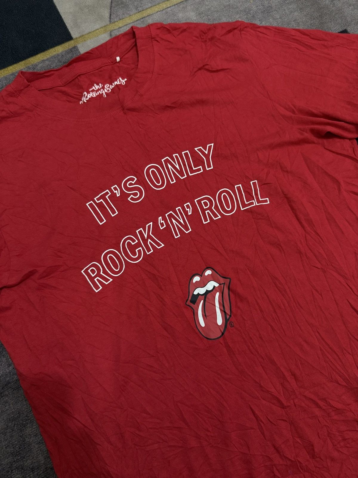 Band Tees × Japanese Brand GU X ROLLING TUNES TSHIRT Size US M / EU 48-50 / 2 - 2 Thumbnail
