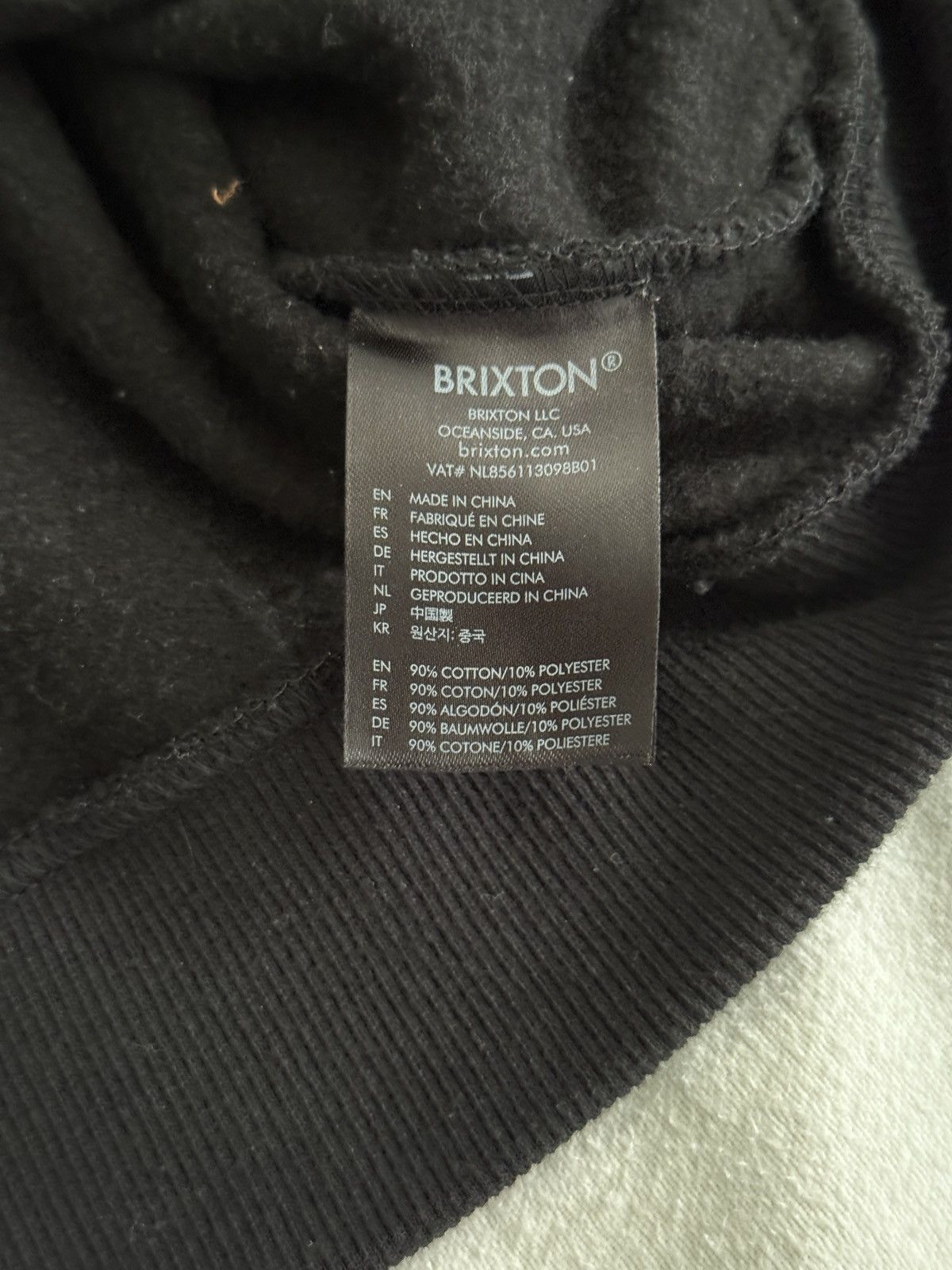 Brixton Fleece Hoodie with Panther Logo Size US M / EU 48-50 / 2 - 5 Thumbnail