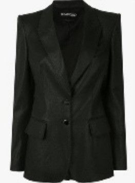 Tom Ford o1loc1c0724 GIJ013 Blazer in Black Size XS / US 0-2 / IT 36-38 - 1 Thumbnail