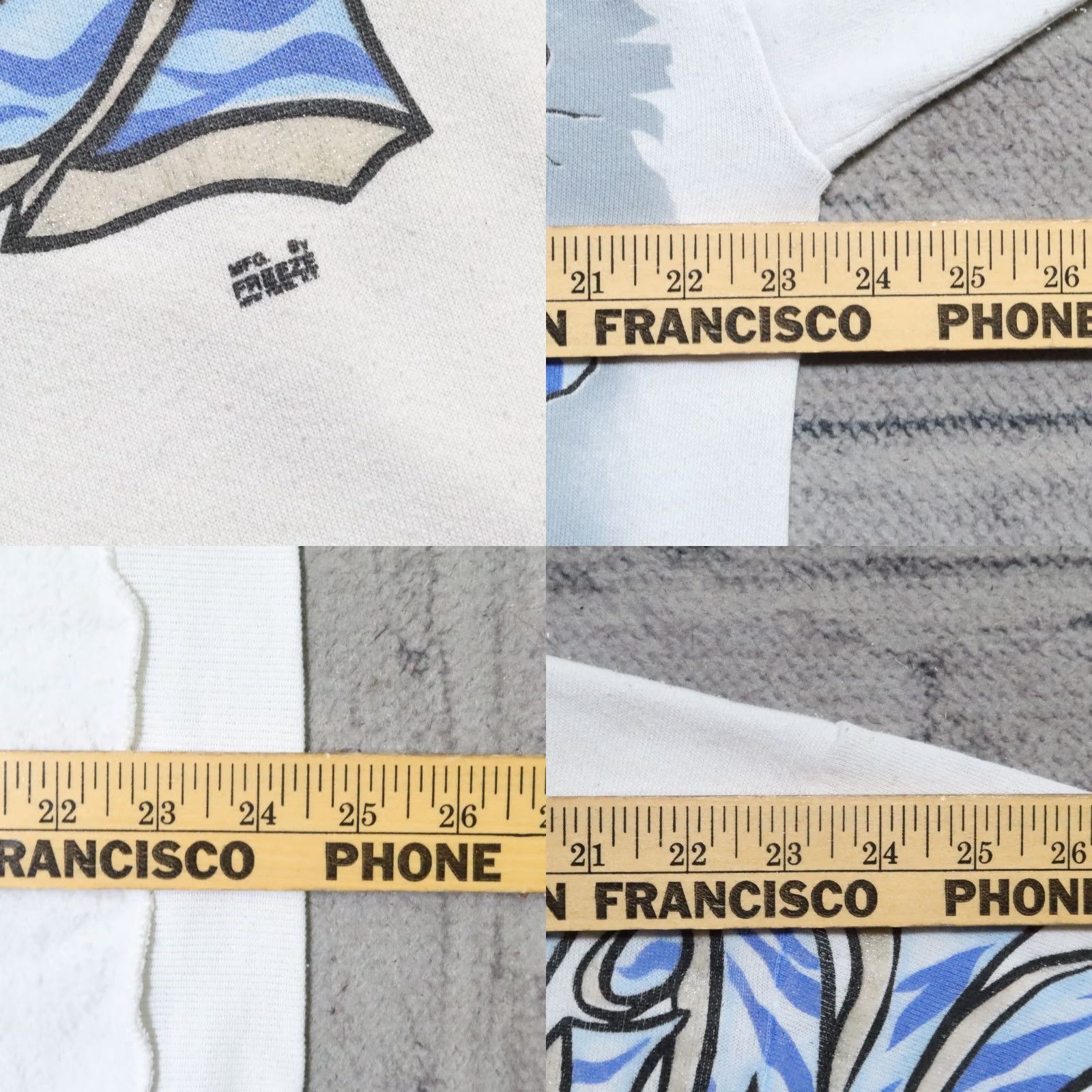 Tultex Vintage Betty Boop Wild Thing Crew Neck Sweatshirt L White Mens Shirt XS? Size US L / EU 52-54 / 3 - 9 Thumbnail