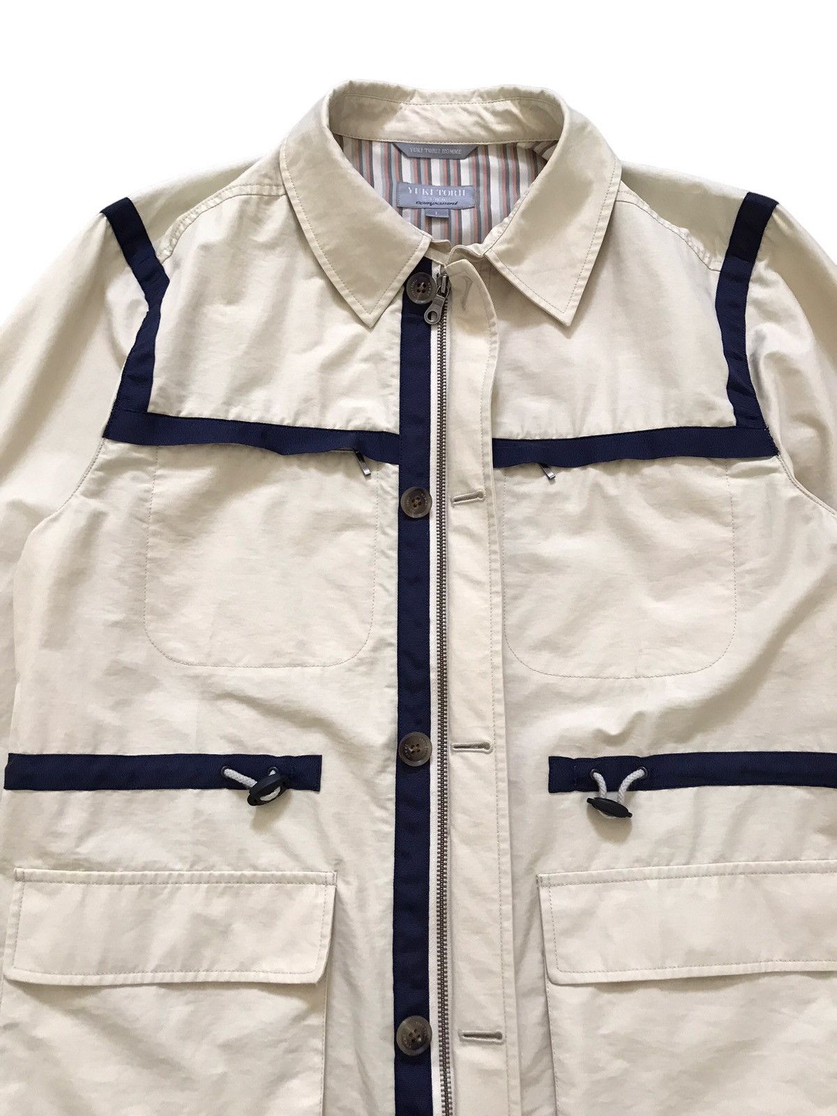 Vintage Vintage Yuki Torii Homme Composant Utility Jacket Size US L / EU 52-54 / 3 - 7 Thumbnail
