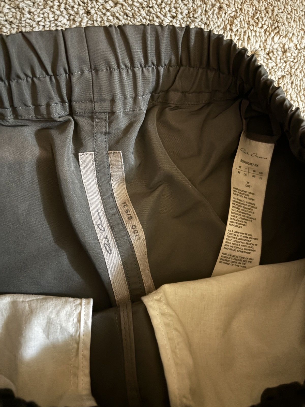 Rick Owens Rick Owens Grey Lido Nylon Boxer Shorts Size US 34 / EU 50 - 4 Thumbnail