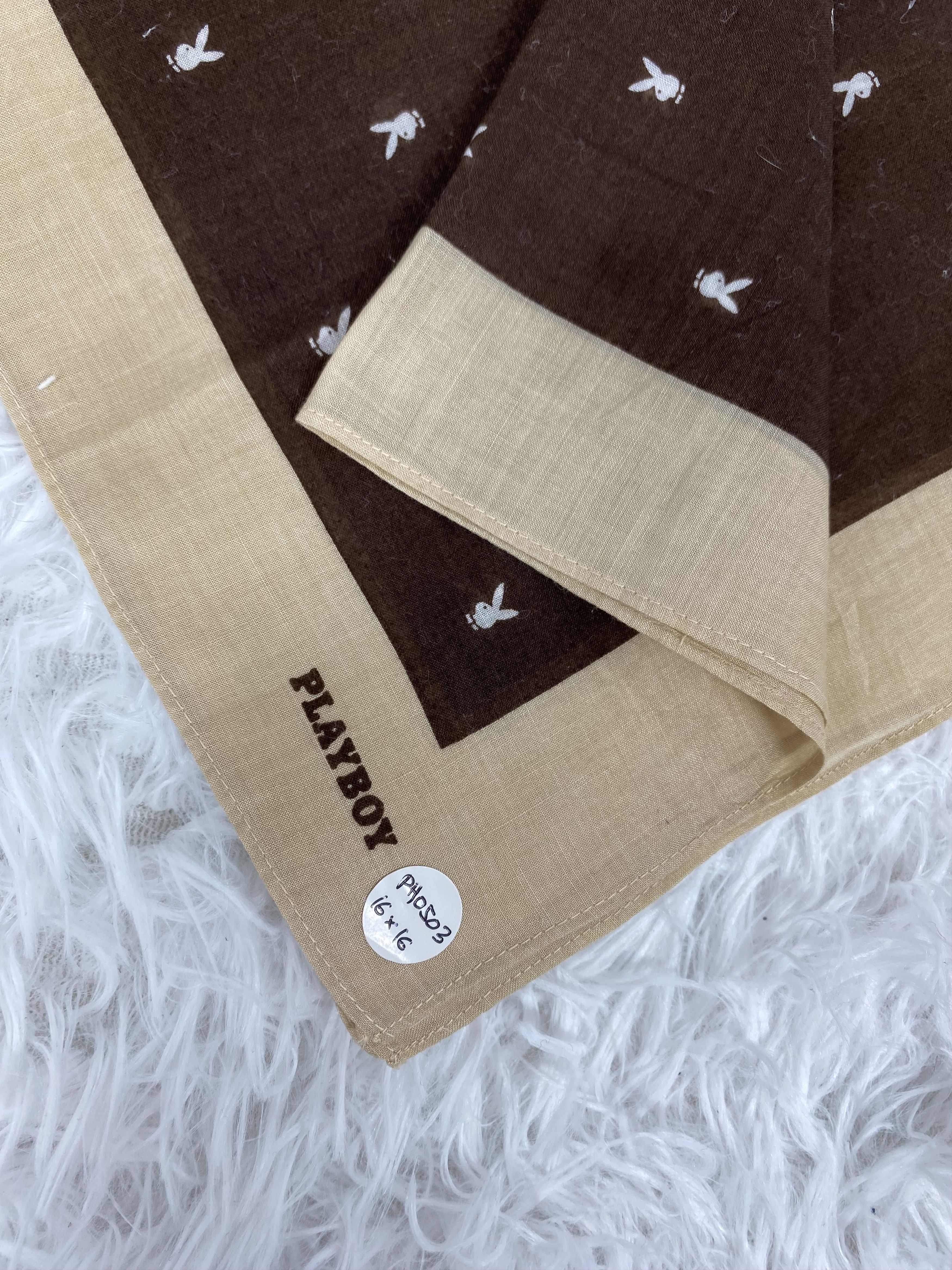 Playboy Vintage Playboy Handkerchief Neckerchief PH0503 Size ONE SIZE - 2 Thumbnail