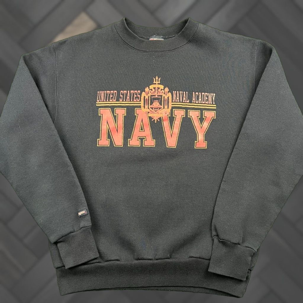 Jansport VTG Jansport United States Naval Academy Crewneck Sweatshirt Mens Large Navy 90s Size US L / EU 52-54 / 3 - 1 Thumbnail