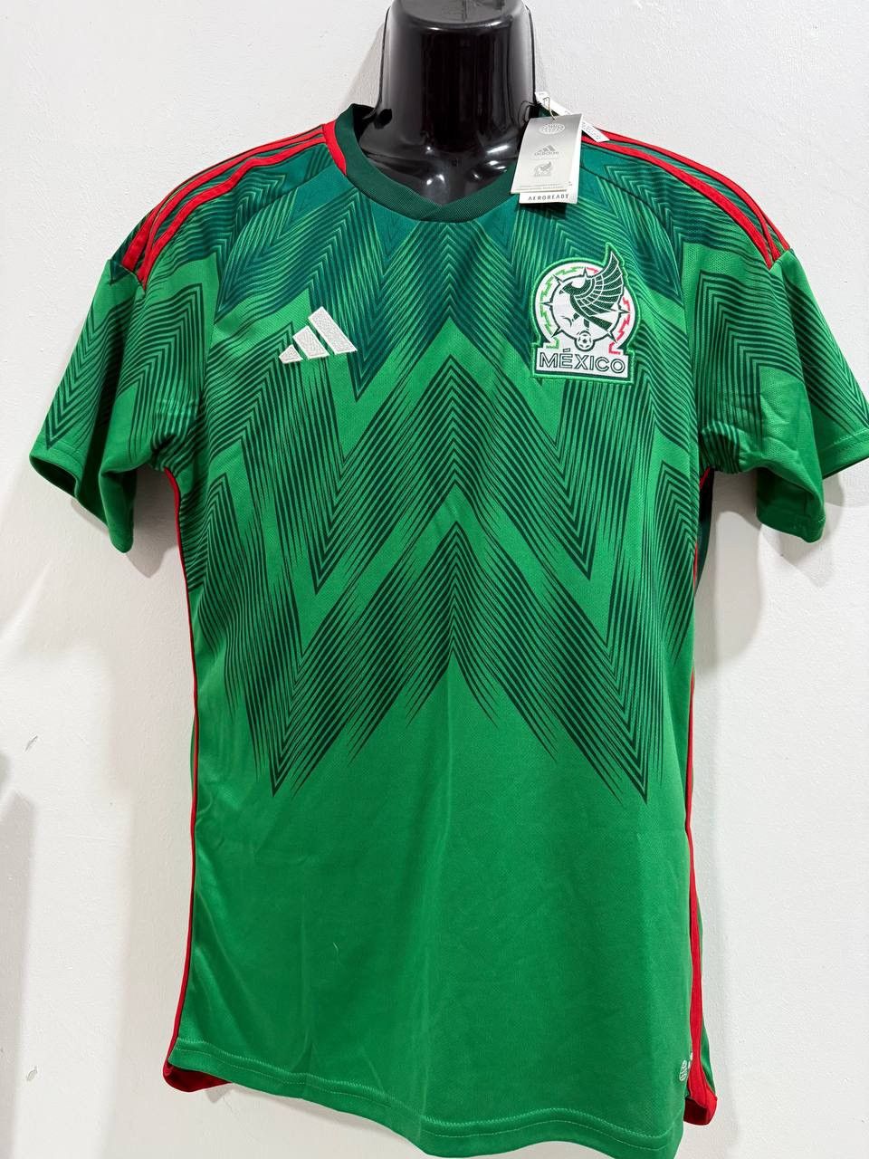 Adidas Mexico National Team Home Jersey 2022/23 – Size L ( Size US L / EU 52-54 / 3 - 1 Thumbnail