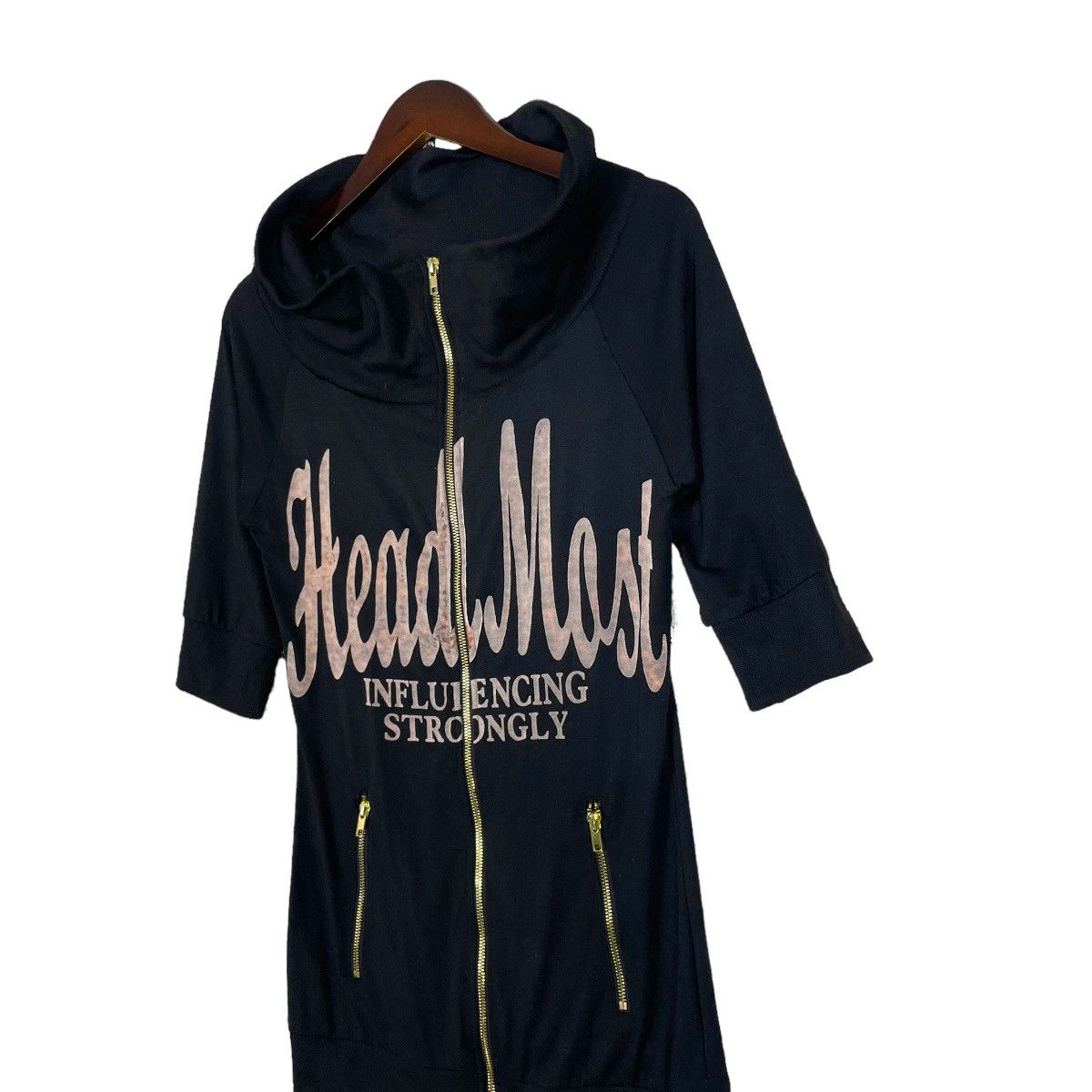 If Six Was Nine Vintage Pumpkin Head Most Long Sweatshirt Punk Rock Hoodie Size S / US 4 / IT 40 - 3 Thumbnail