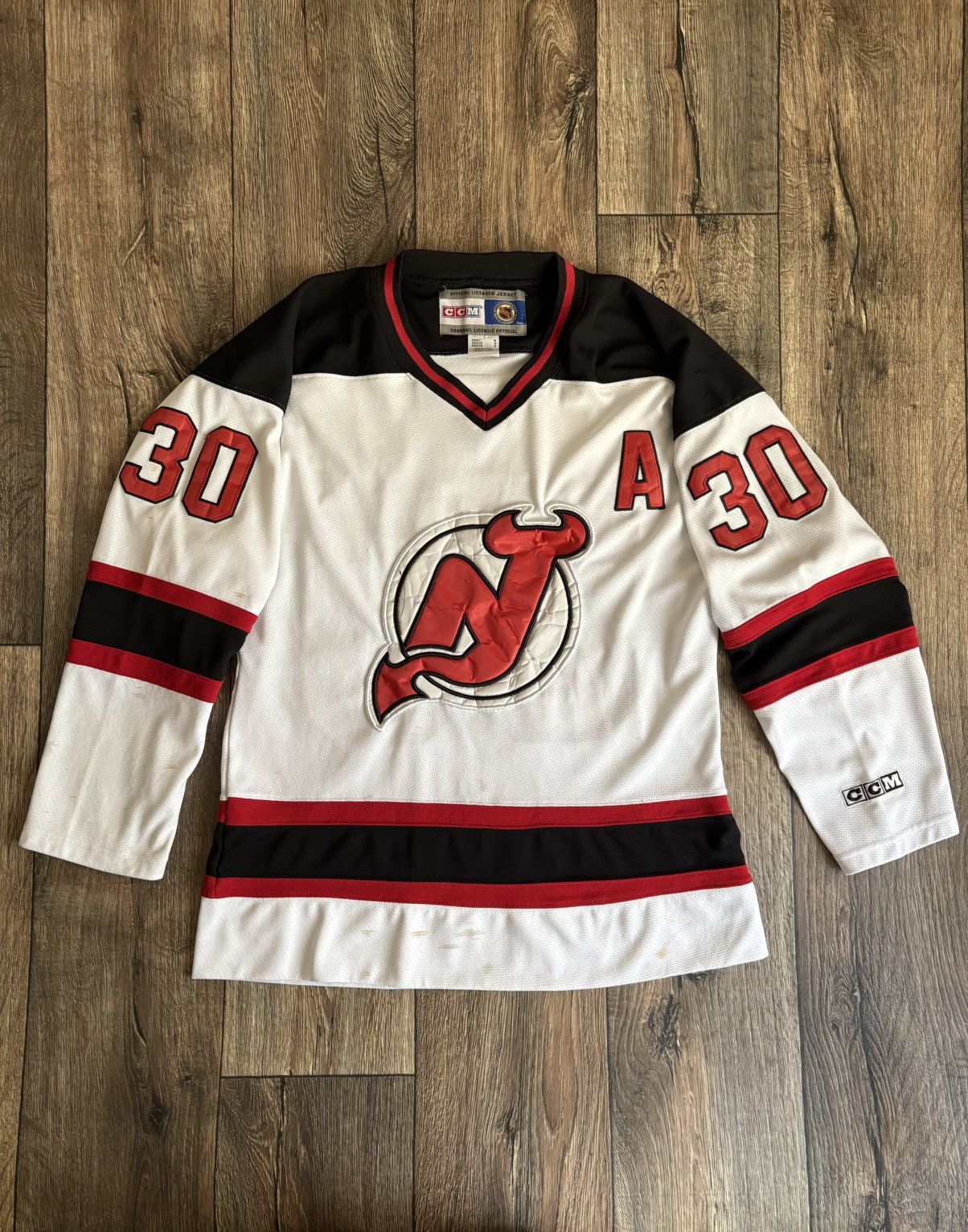 Ccm CCM New Jersey Devils Vintage Hockey NHL Jersey #30 Brodeur Size US M / EU 48-50 / 2 - 1 Thumbnail