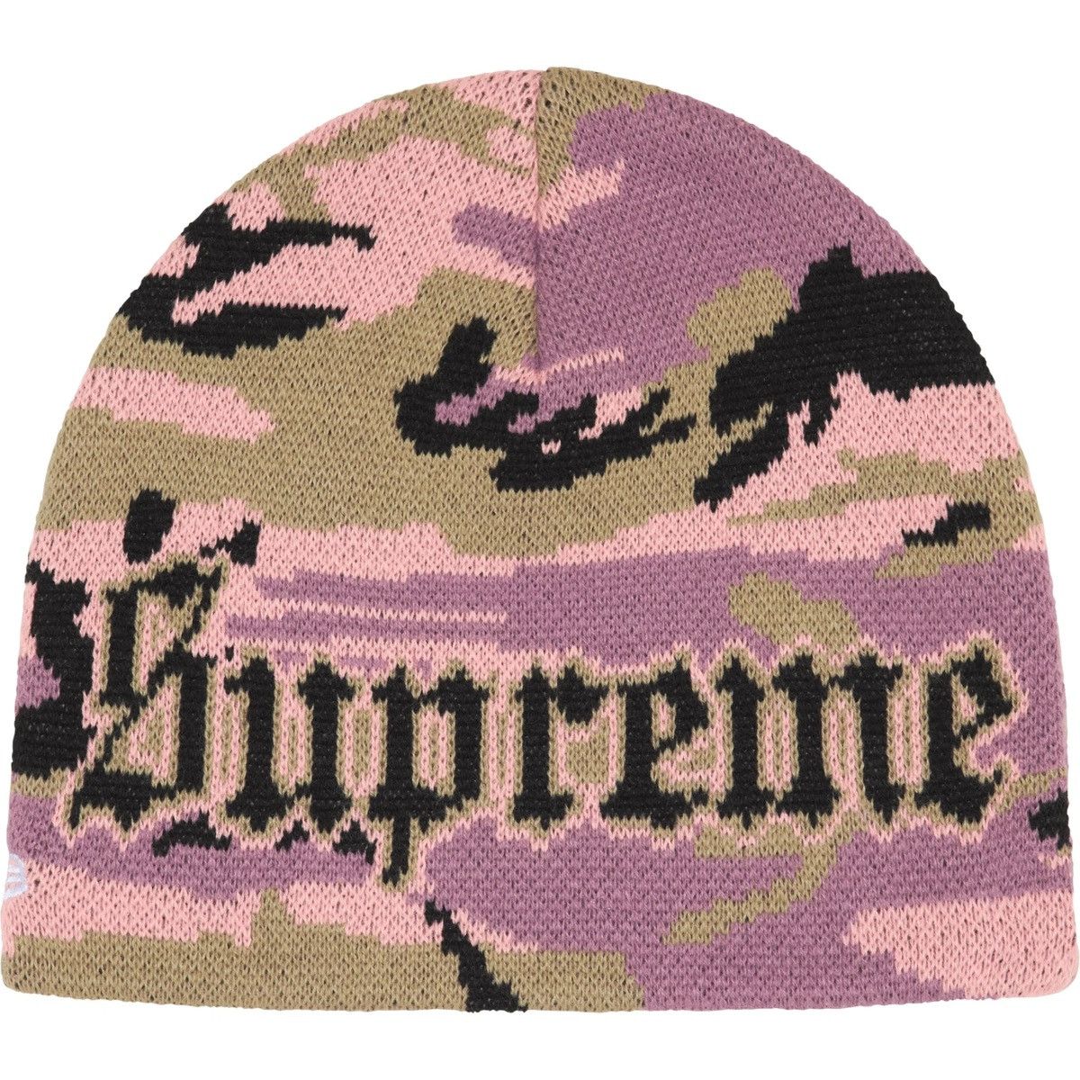 MLB × New Era × Supreme “Chicago White Sox™ New Era®” Beanie, Pink Camo (F/W 2025) Size ONE SIZE - 2 Thumbnail