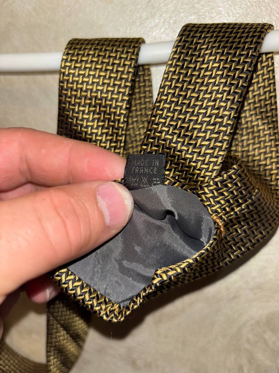 Vintage JEREM Paris men's 100% silk tie, Vintage Made in France Size ONE SIZE - 9 Thumbnail