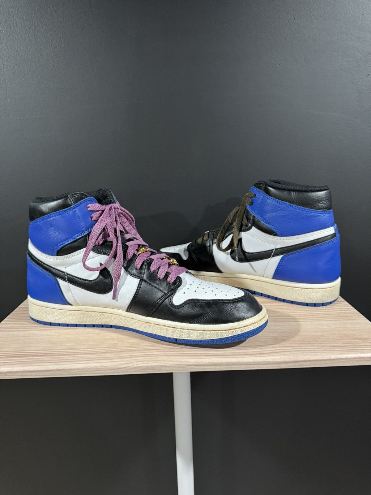 Fragment Design 2014 Air Jordan 1 Fragment Sneakers 11.5 With Custom Midsole Size US 11.5 / EU 44-45 - 4 Thumbnail