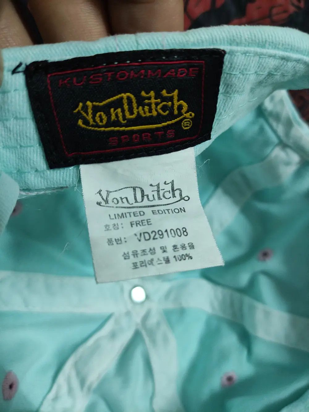 Vintage × Von Dutch VON DUTCH EMBROIDERY LOGO VINTAGE CAP Size ONE SIZE - 9 Thumbnail