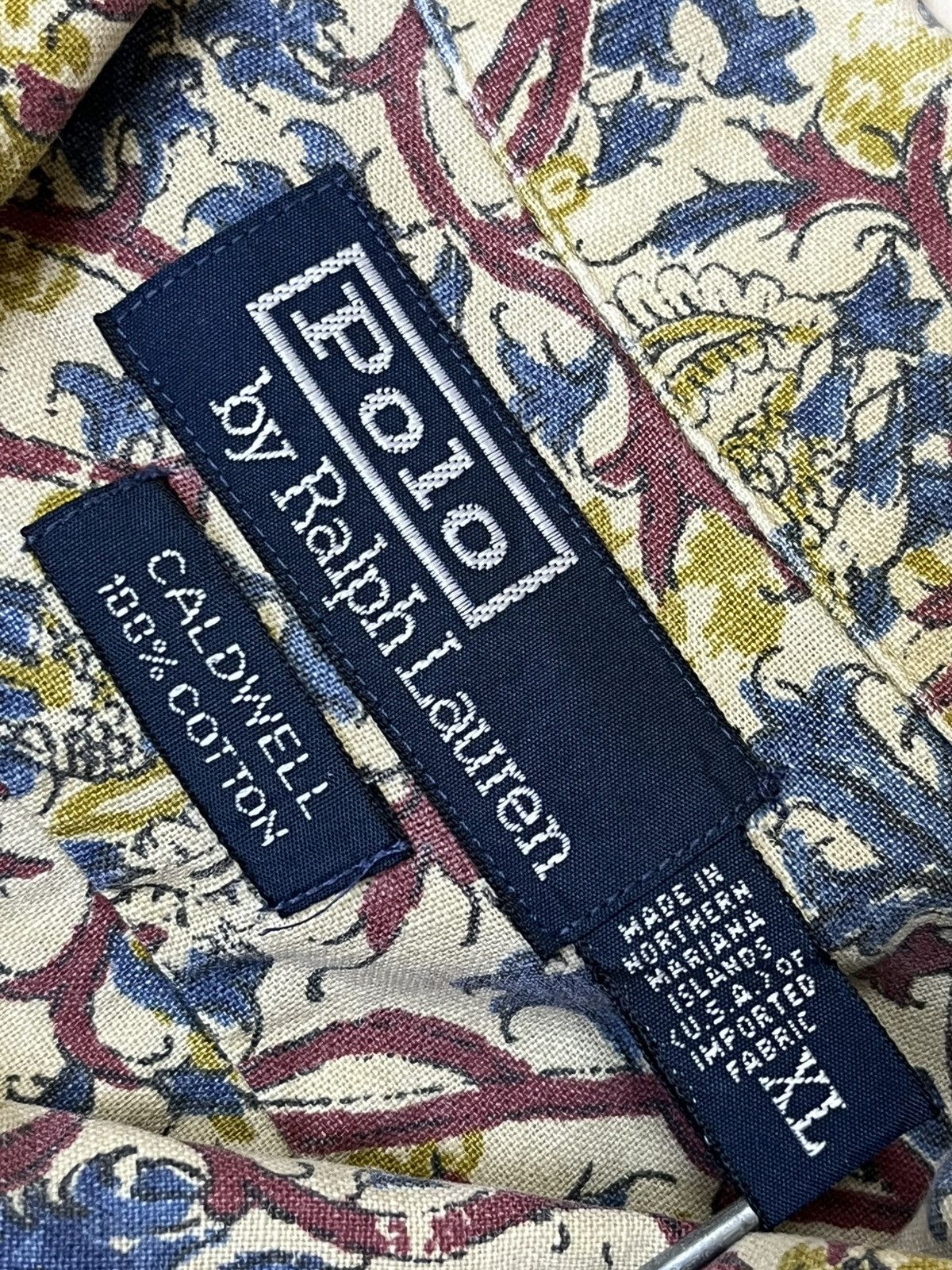 Polo Ralph Lauren VINTAGE POLO RALPH LAUREN BIRD PRINTED BUTTON UPS SHIRT Size US XL / EU 56 / 4 - 14 Thumbnail
