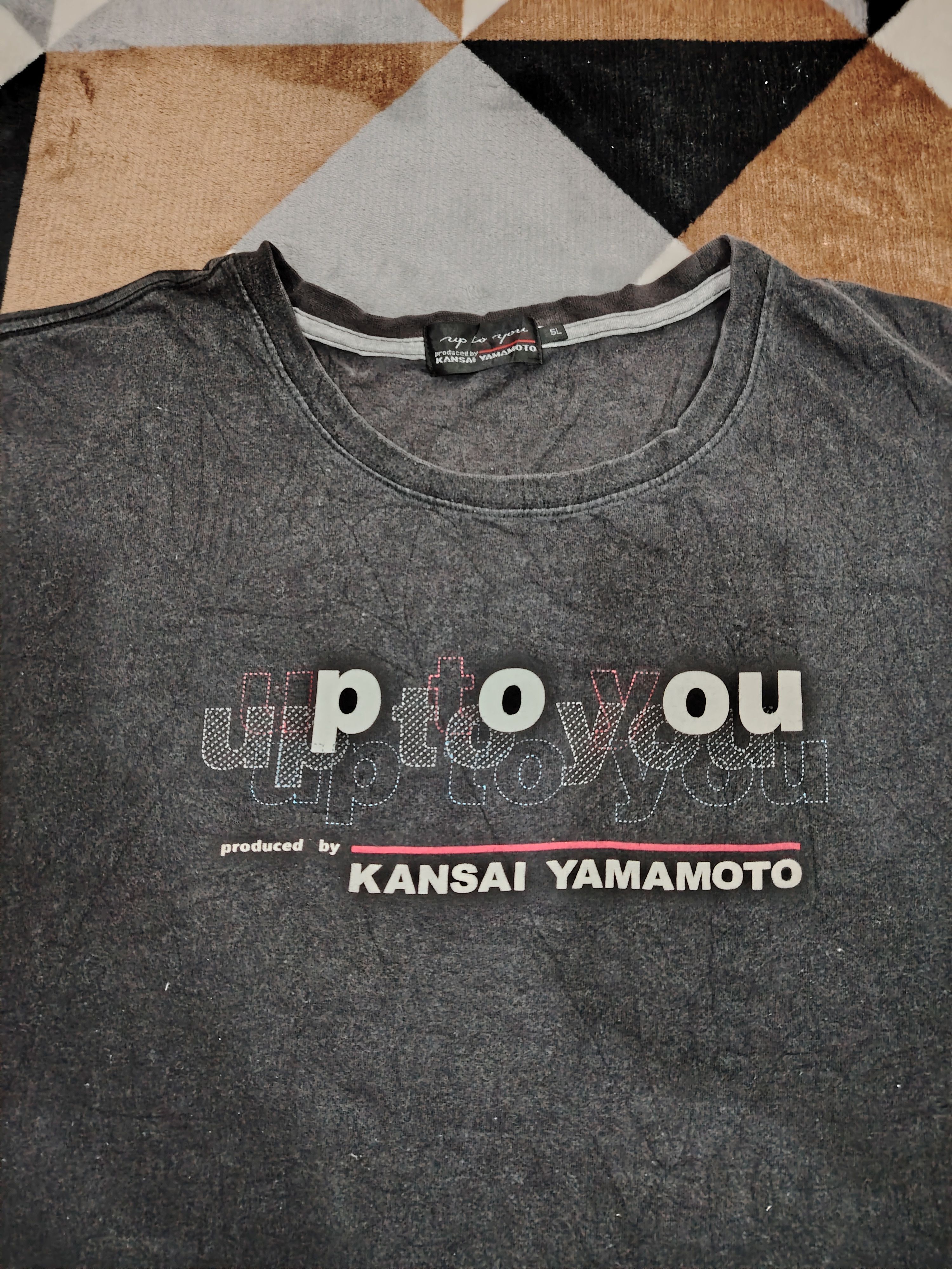 Japanese Brand × Kansai Yamamoto × Vintage Up To You by Kansai Yamamoto T Shirt 4XL Size US XXL / EU 58 / 5 - 3 Thumbnail