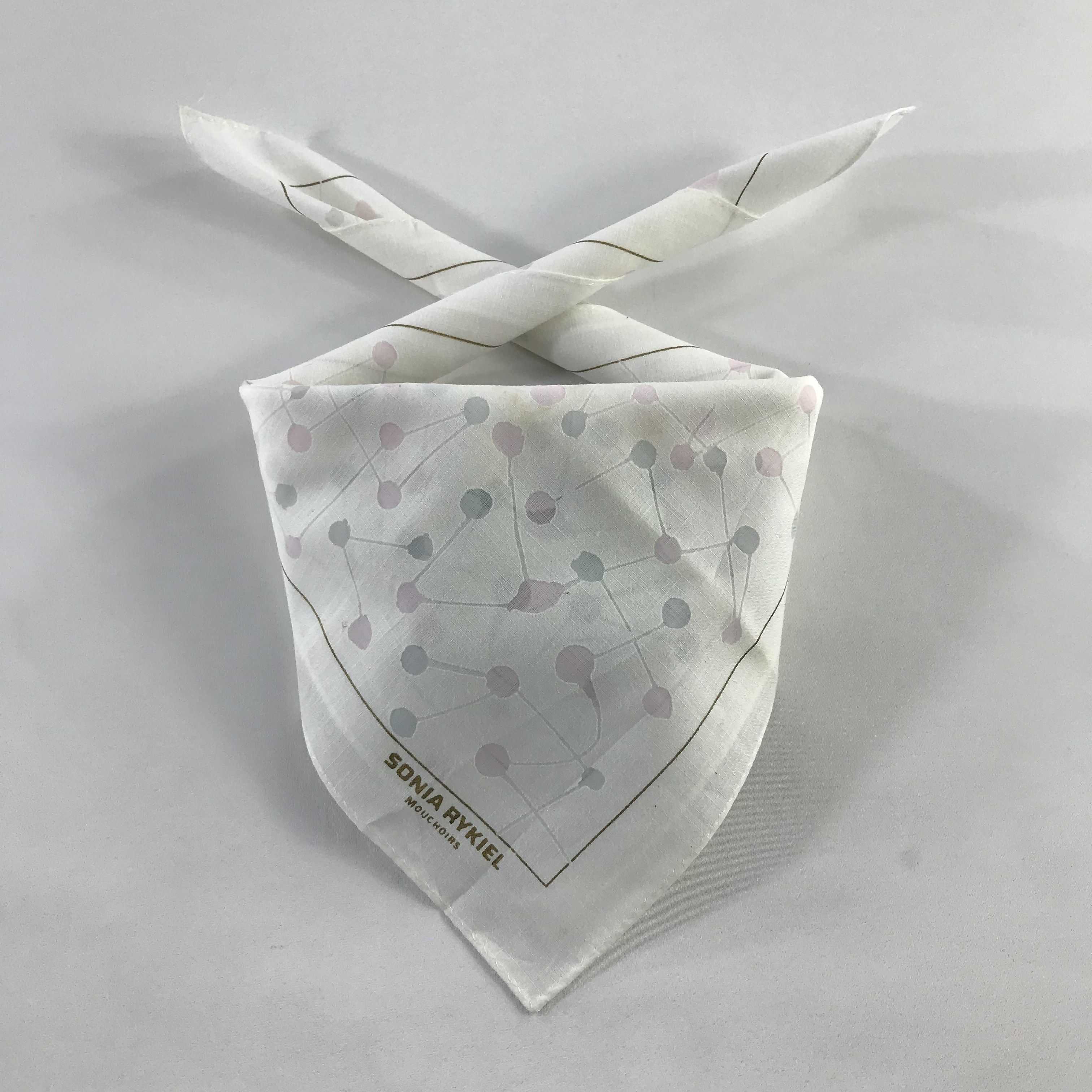 Sonia Rykiel × Vintage Sonia Rykiel Bandana / Handkerchief / Neckerchief - S688 Size ONE SIZE - 3 Thumbnail