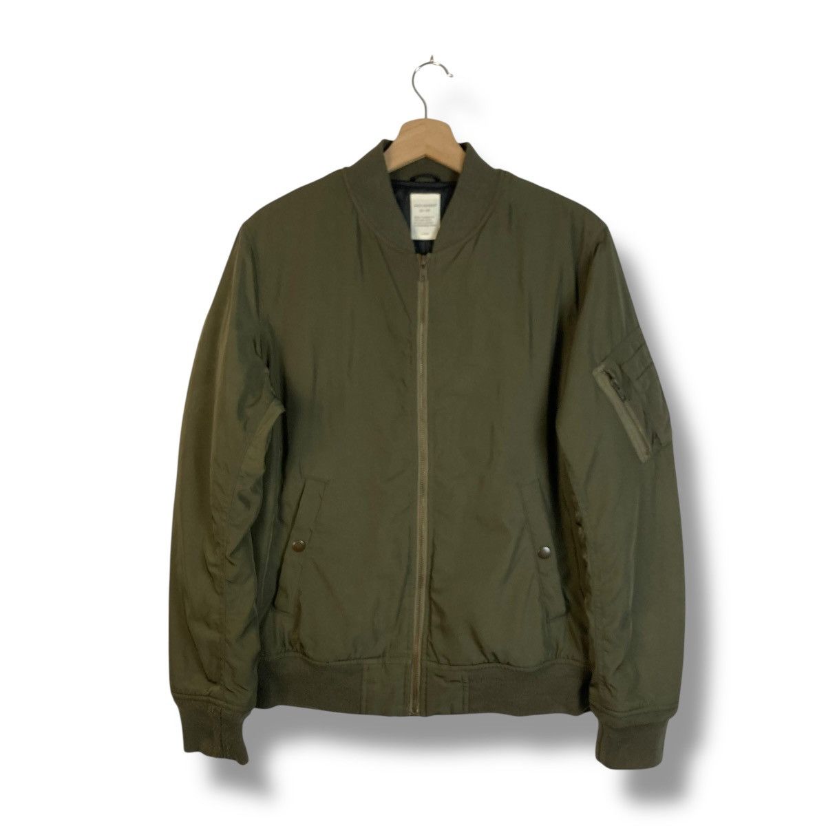 Japanese Brand 🇯🇵 BACK NUMBER FLIGHT BOMBER JACKET Size US L / EU 52-54 / 3 - 1 Thumbnail