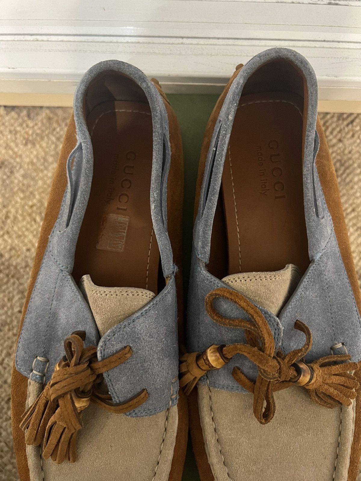 Gucci Gucci suede moccasin loafer with tassels Size US 9.5 / EU 42-43 - 2 Thumbnail