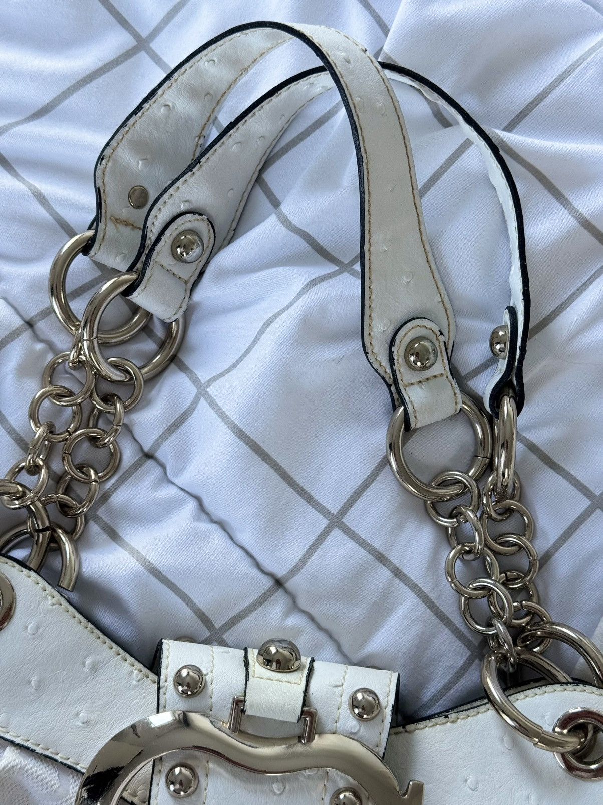 Guess Guess vintage buckle logo bag Monogram mini 00s Y2k Handbag Size ONE SIZE - 4 Thumbnail