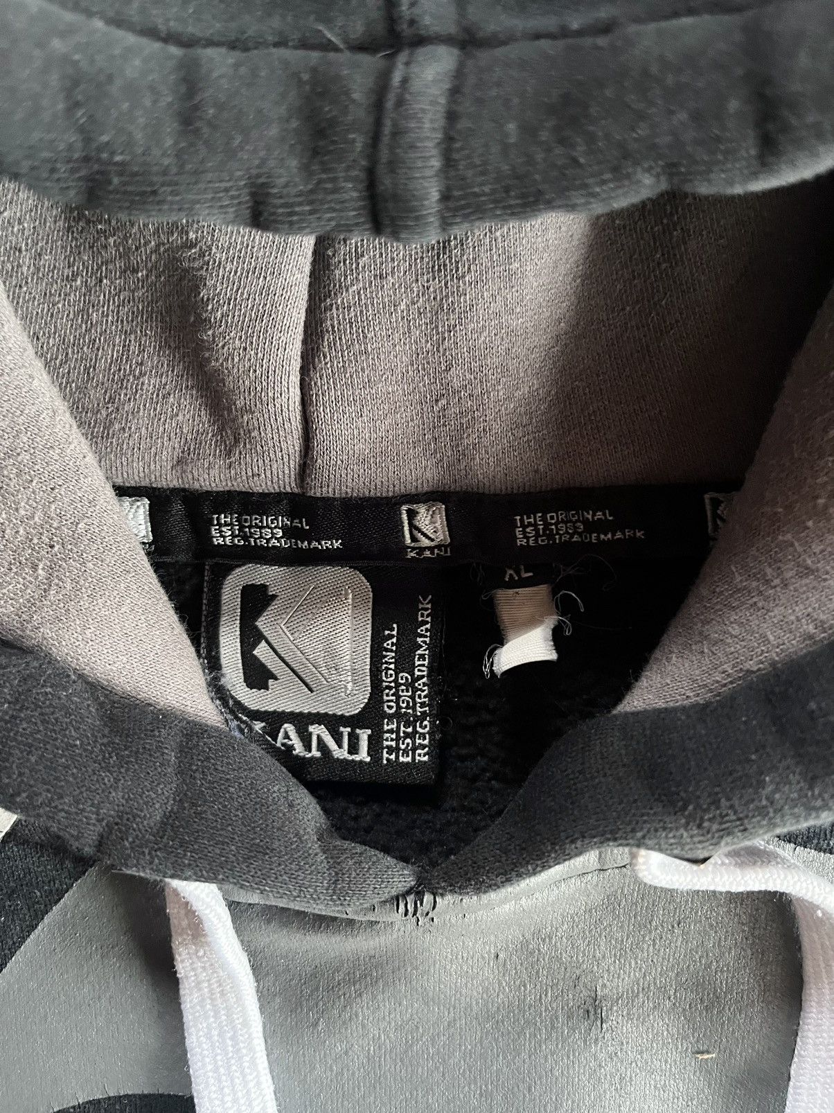 Karl Kani 90s/00s Vintage Karl Kani Big Logo Baggy Heavy Hoodie XL XXL Size US XL / EU 56 / 4 - 11 Thumbnail