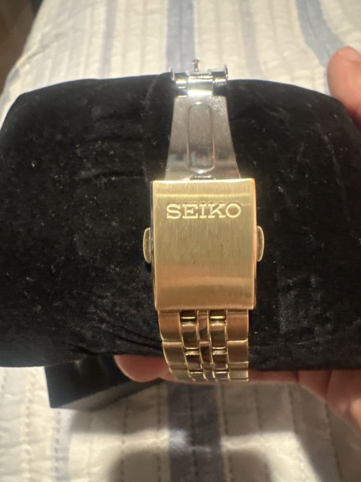 Seiko Seiko gold watch Size ONE SIZE - 4 Thumbnail