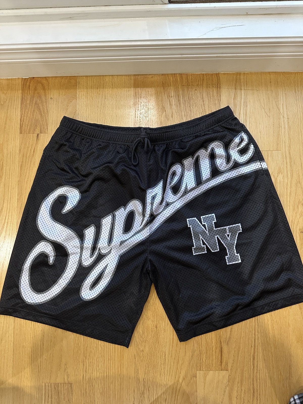 Buy Supreme Big Script Mesh Short 'Black' - SS24SH29 BLACK