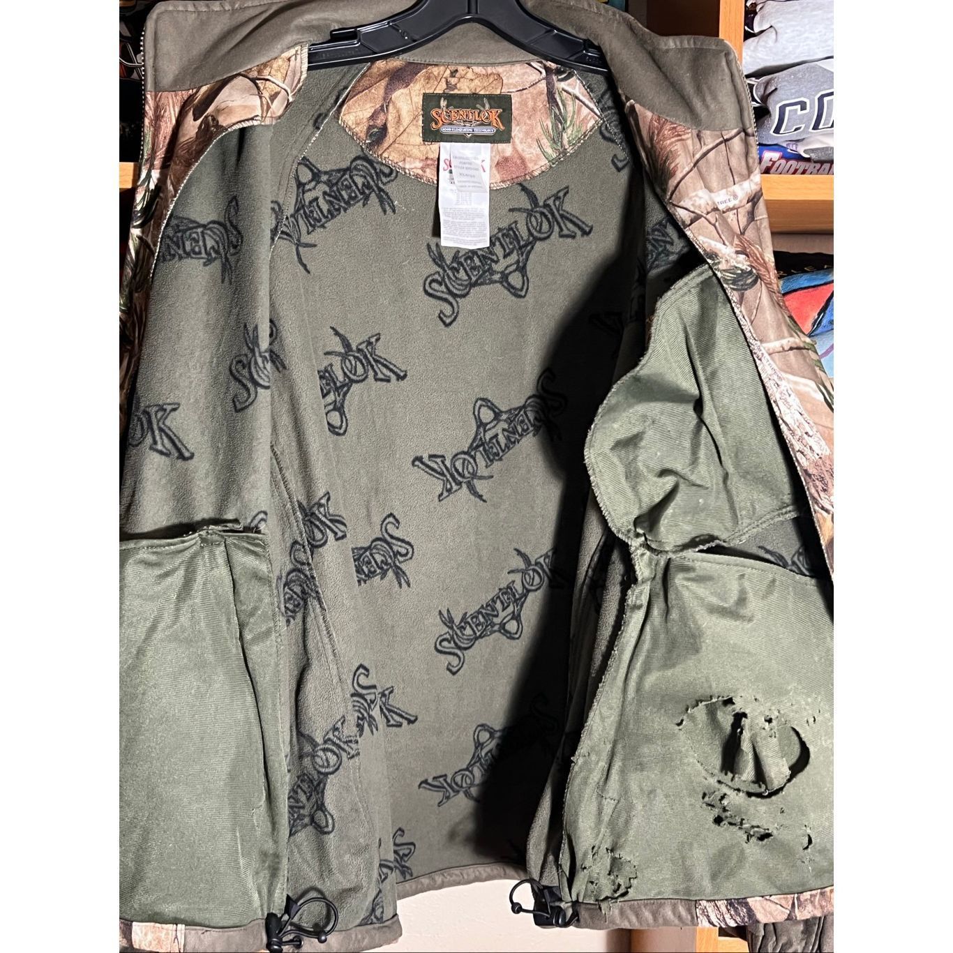 Other Scent Lok Full Season Realtree Full Zip Camo Fleece Jacket Size US XL / EU 56 / 4 - 7 Thumbnail