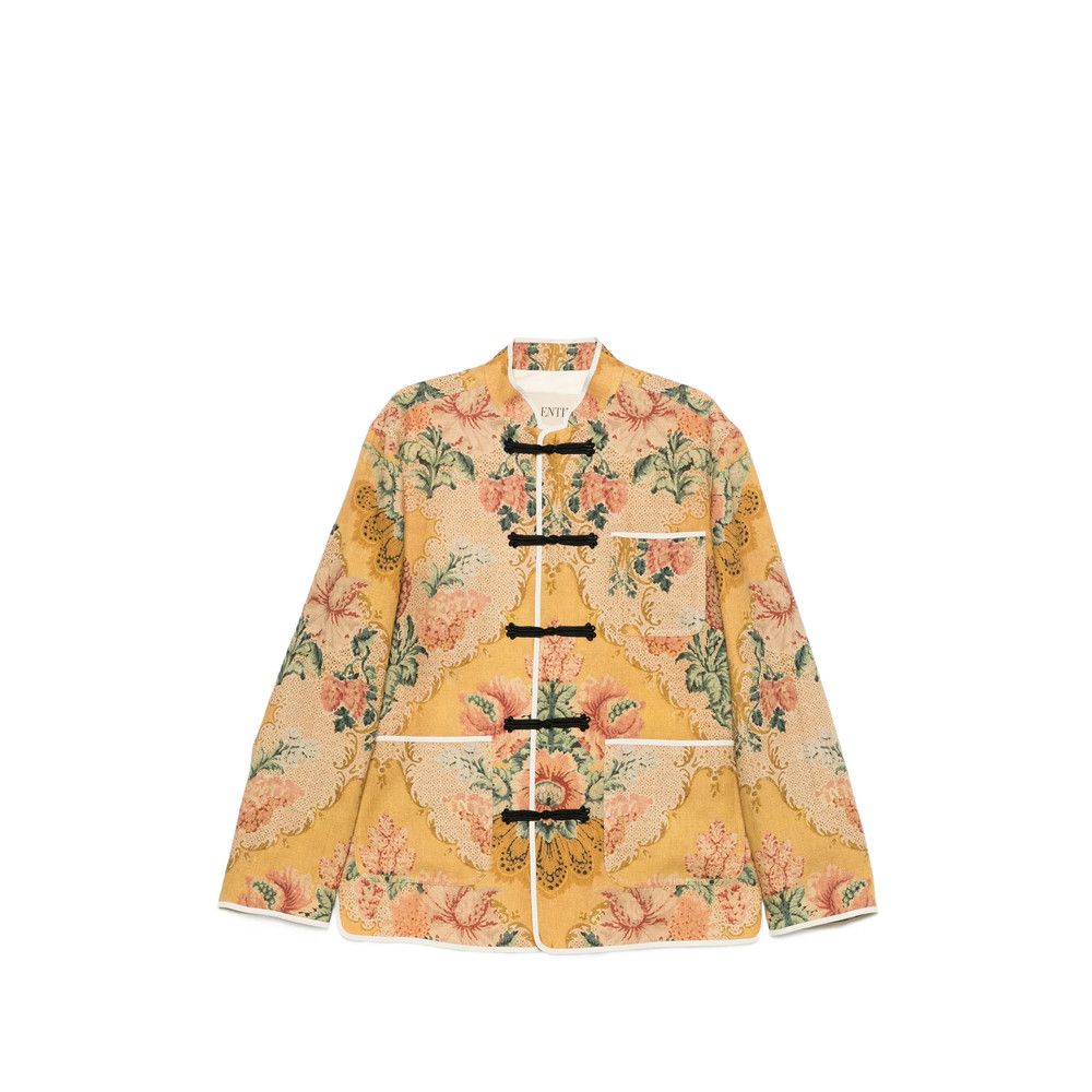 Valentino Valentino YELLOW Jackets - Shirt Jackets Size US M / EU 48-50 / 2 - 1 Thumbnail