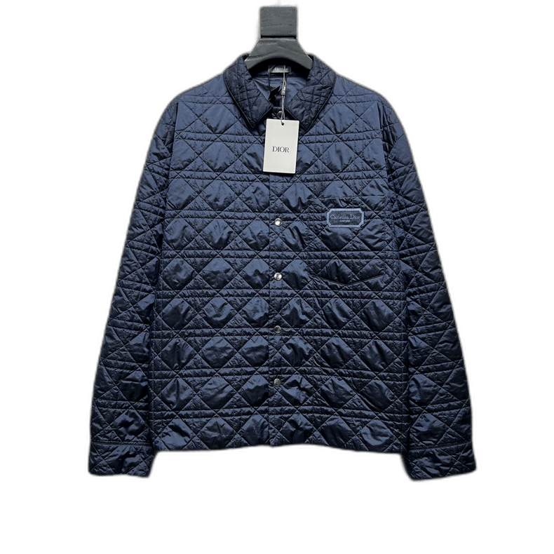 Dior Dior Quilted Jacket with Logo Pockets Size US L / EU 52-54 / 3 - 1 Thumbnail