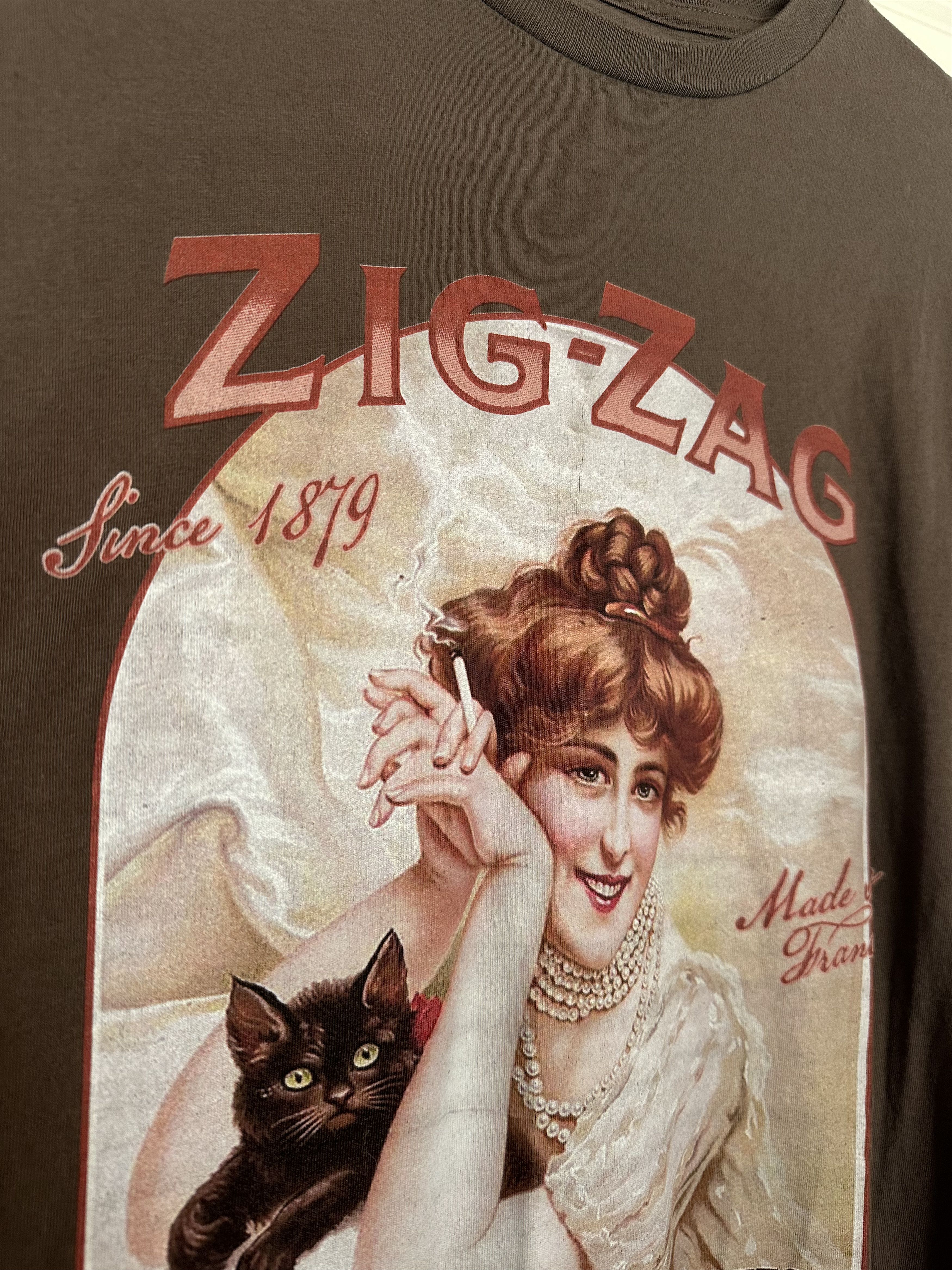 Other ZIG-ZAG MS. FRENCH T-SHIRT - XXL - DARK BROWN Size US XXL / EU 58 / 5 - 4 Thumbnail