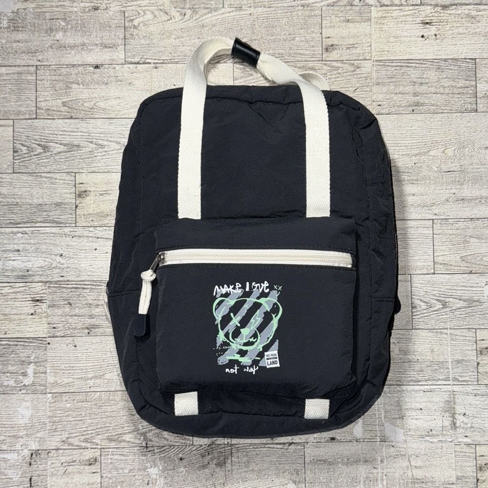 Other Make Love Not War, Emo Bear, Medium Size Backpack Size ONE SIZE - 2 Thumbnail