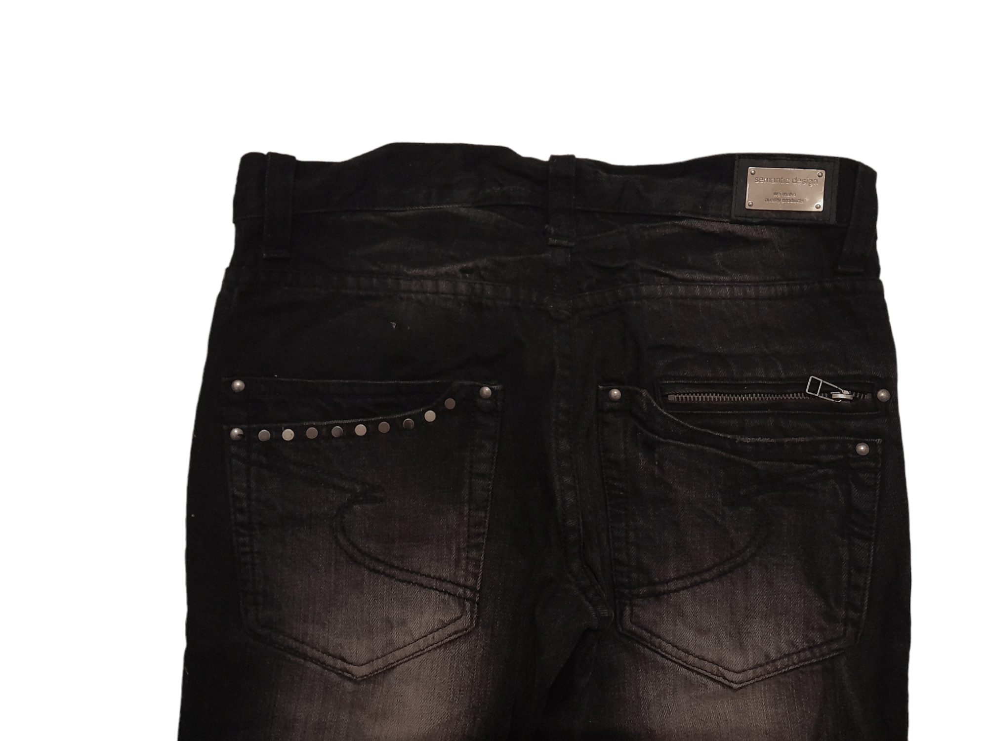 Japanese Brand SEMANTIC DESIGN Punk Denim (S128) Size US 31 - 8 Thumbnail