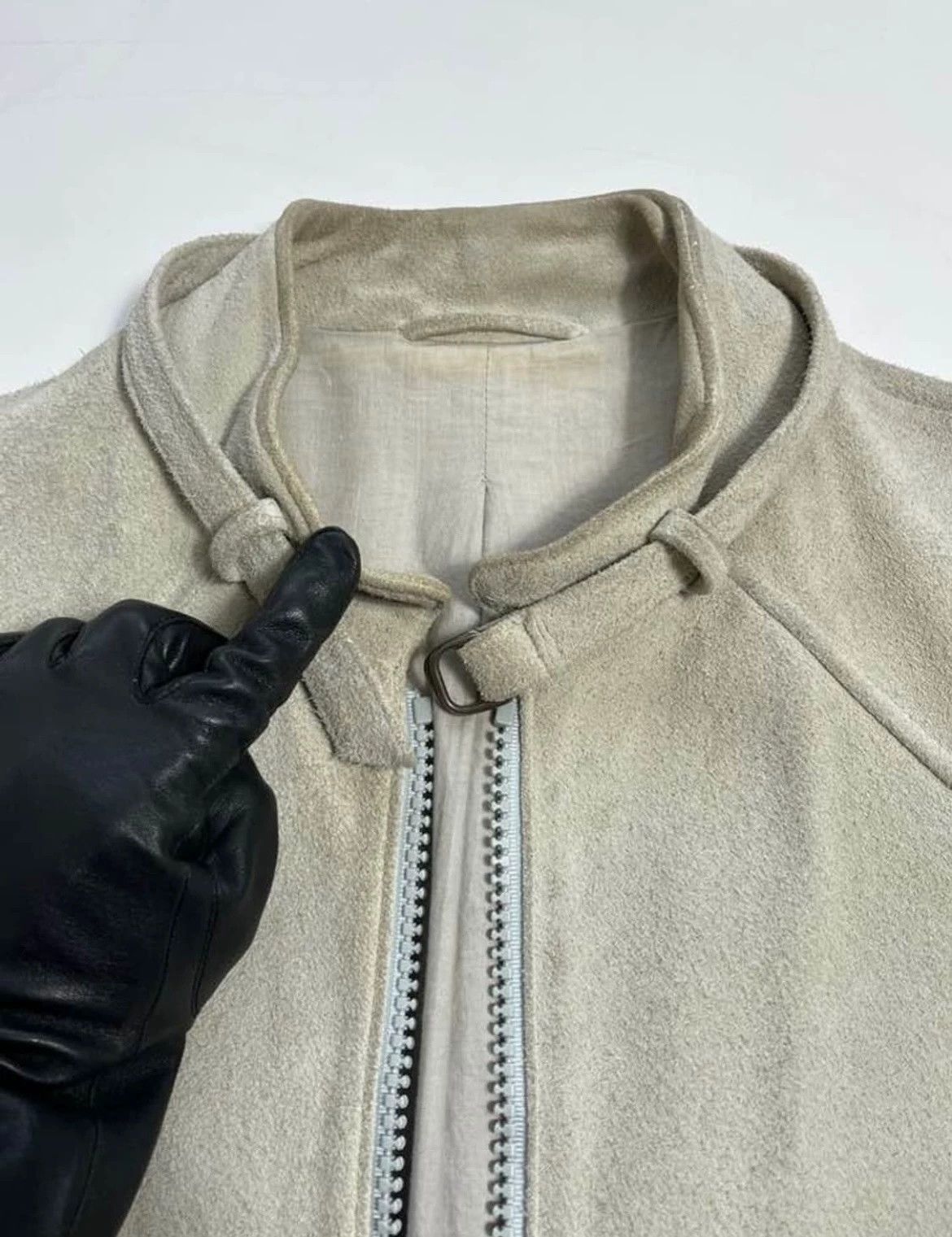 Maison Margiela Maison Martin Margiela 2000s Suede Jacket Rare Oversized Size US S / EU 44-46 / 1 - 7 Thumbnail
